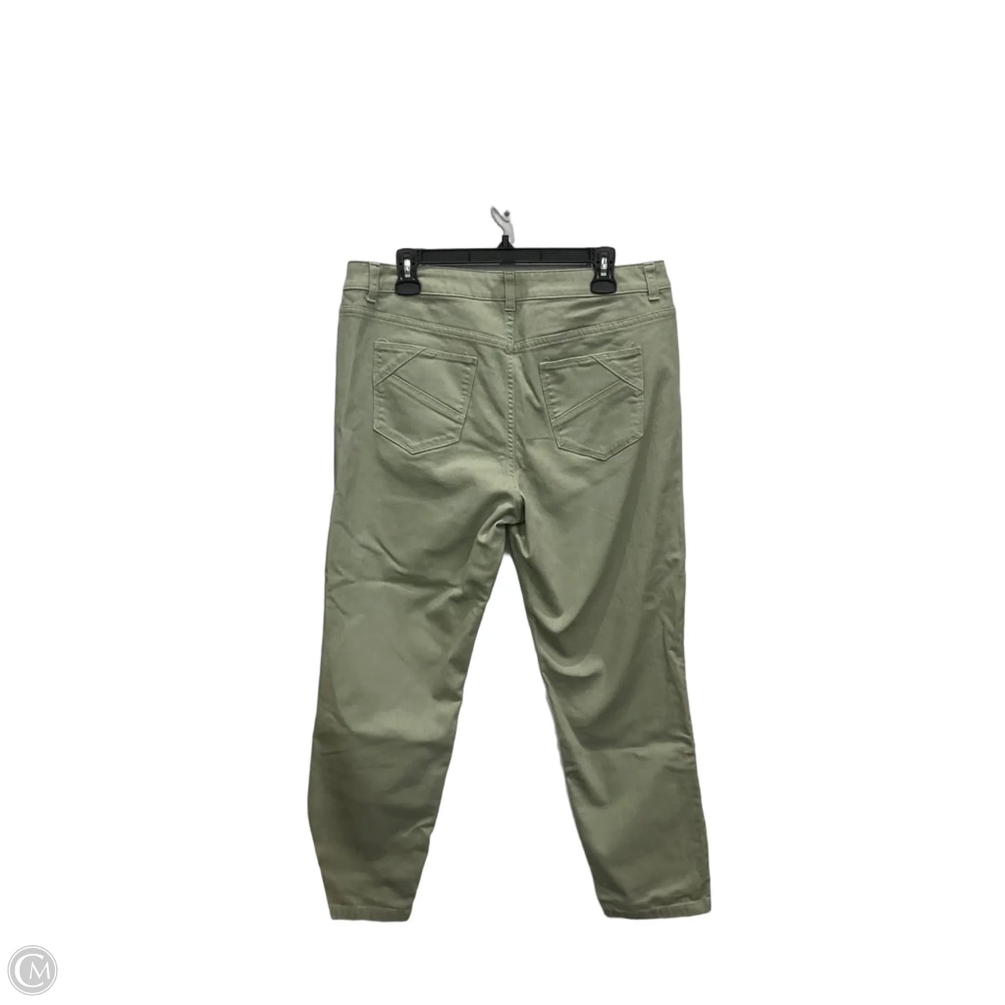 Jeans Skinny By Christopher And Banks In Green Denim, Size: 12