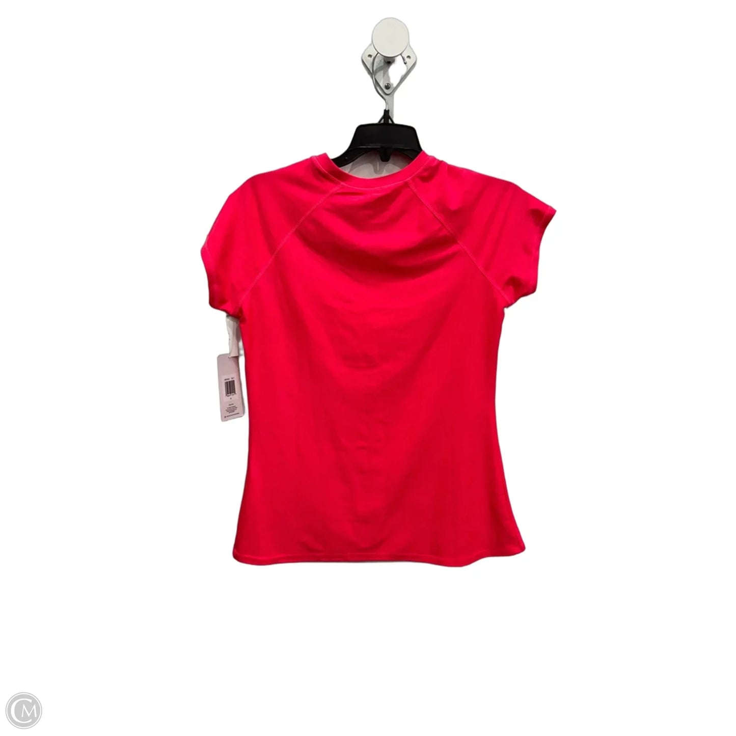 Athletic Top Short Sleeve By Hurley In Pink, Size: M