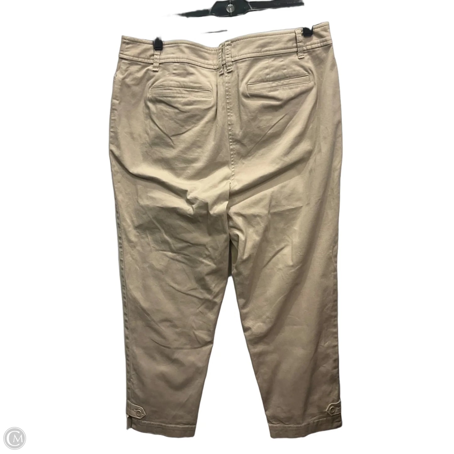 Pants Cropped By Talbots In Tan, Size: 12