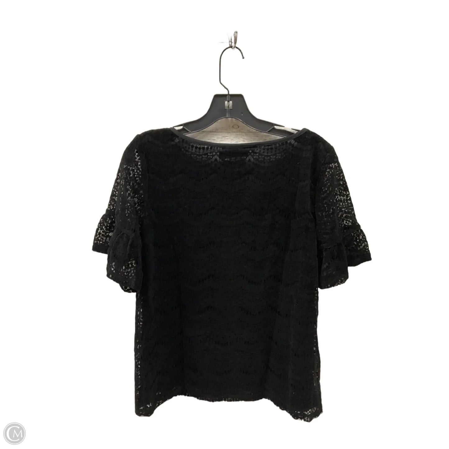 Top Short Sleeve By Loft In Black, Size: Xs