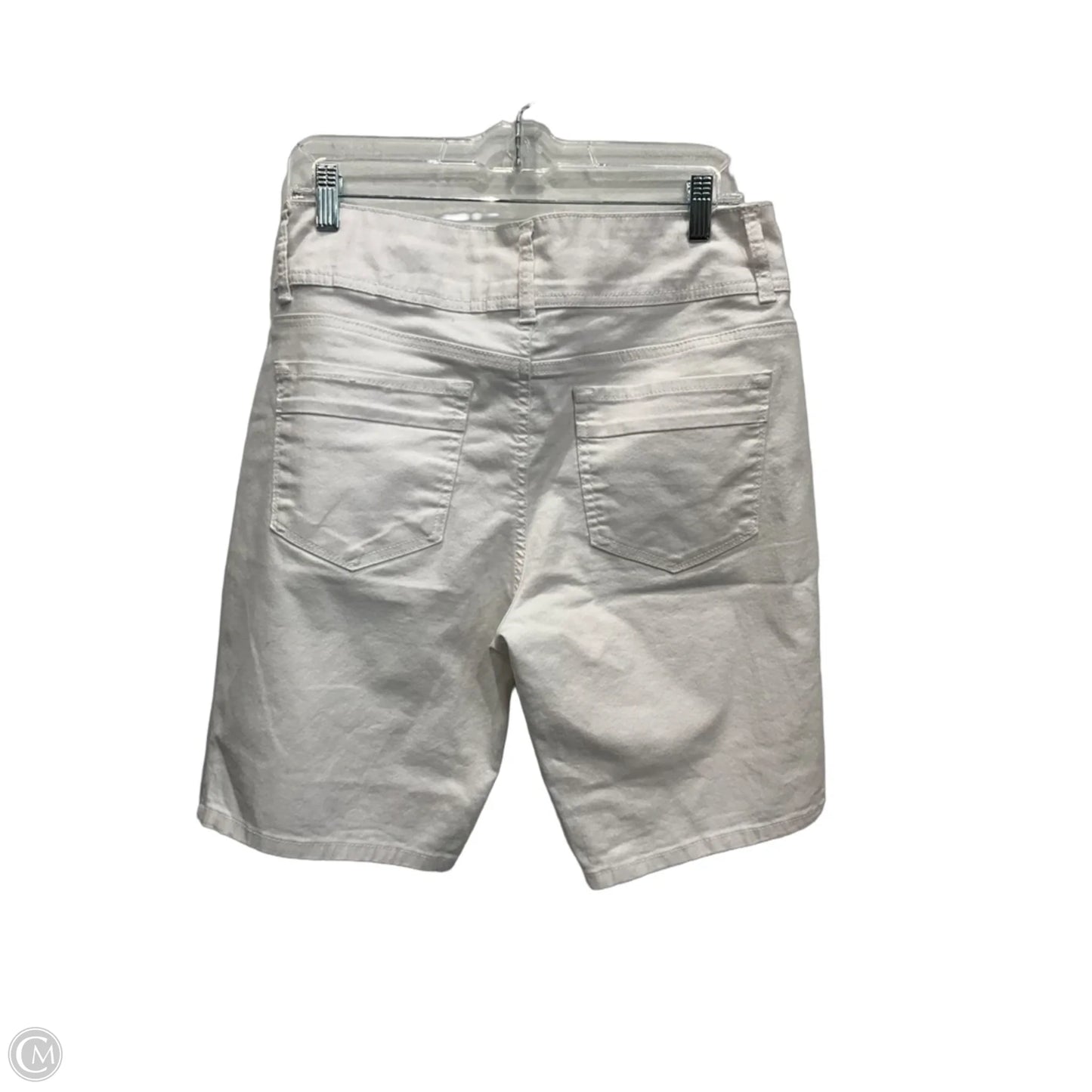 Shorts By D Jeans In White Denim, Size: 12