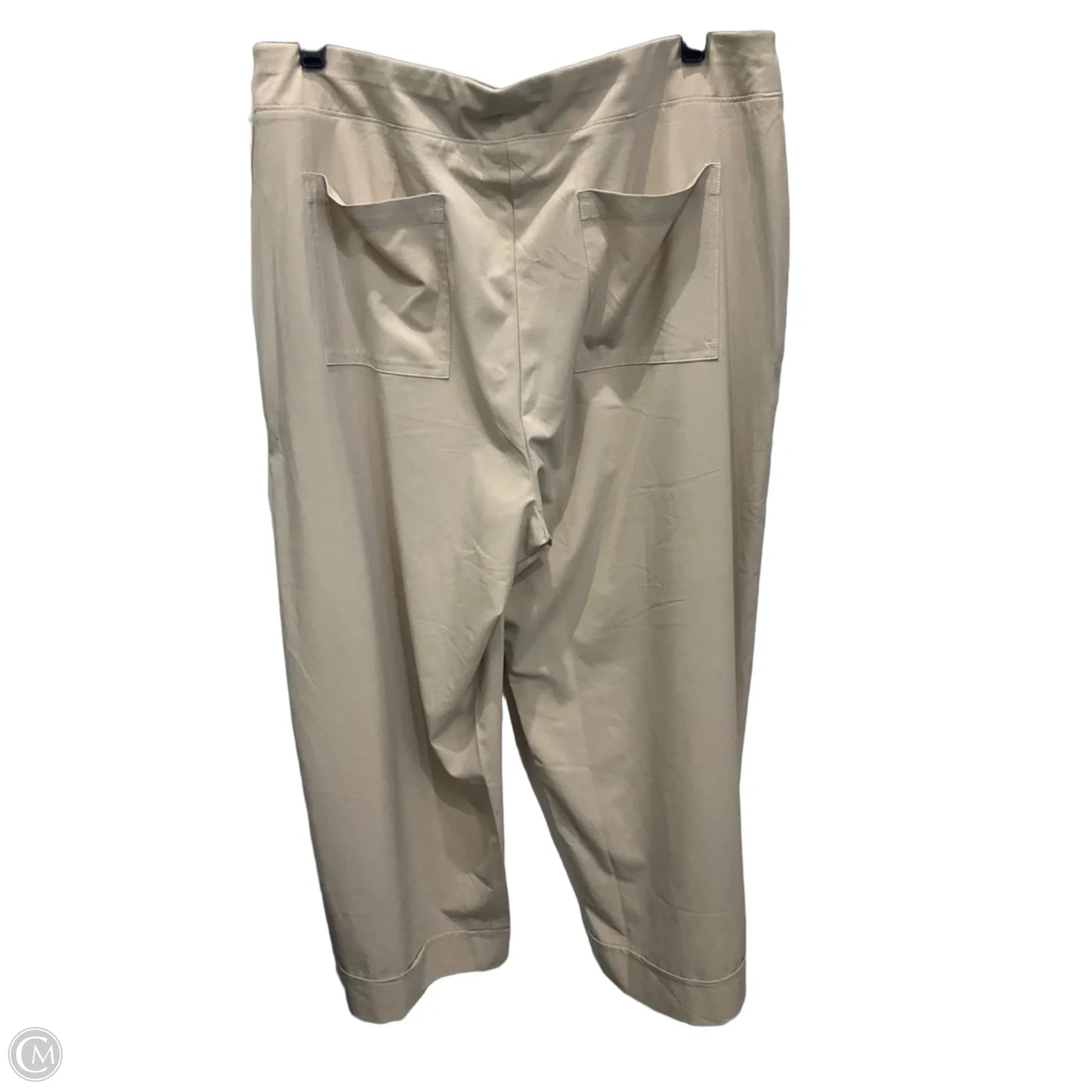 Athletic Pants 2pc By Chicos In Tan, Size: L