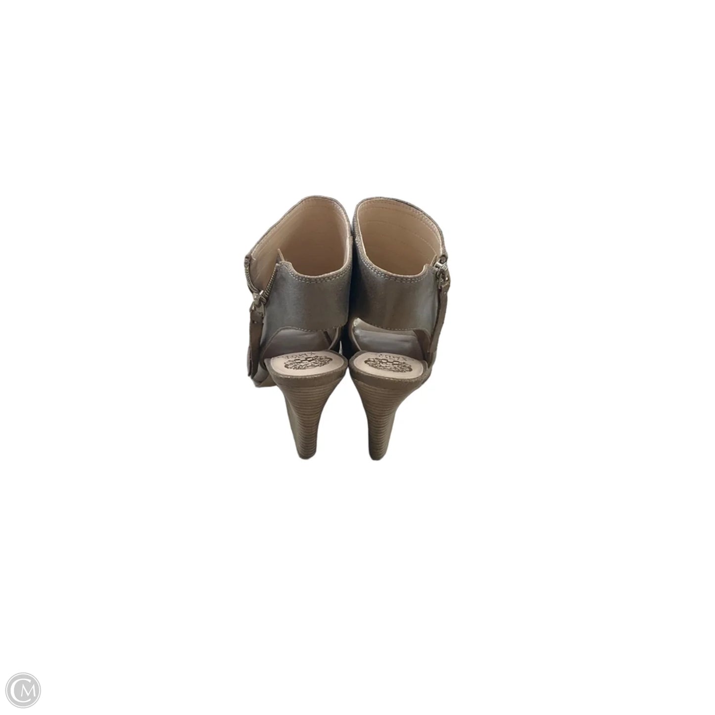 Sandals Heels Wedge By Vince Camuto In Bronze, Size: 8.5