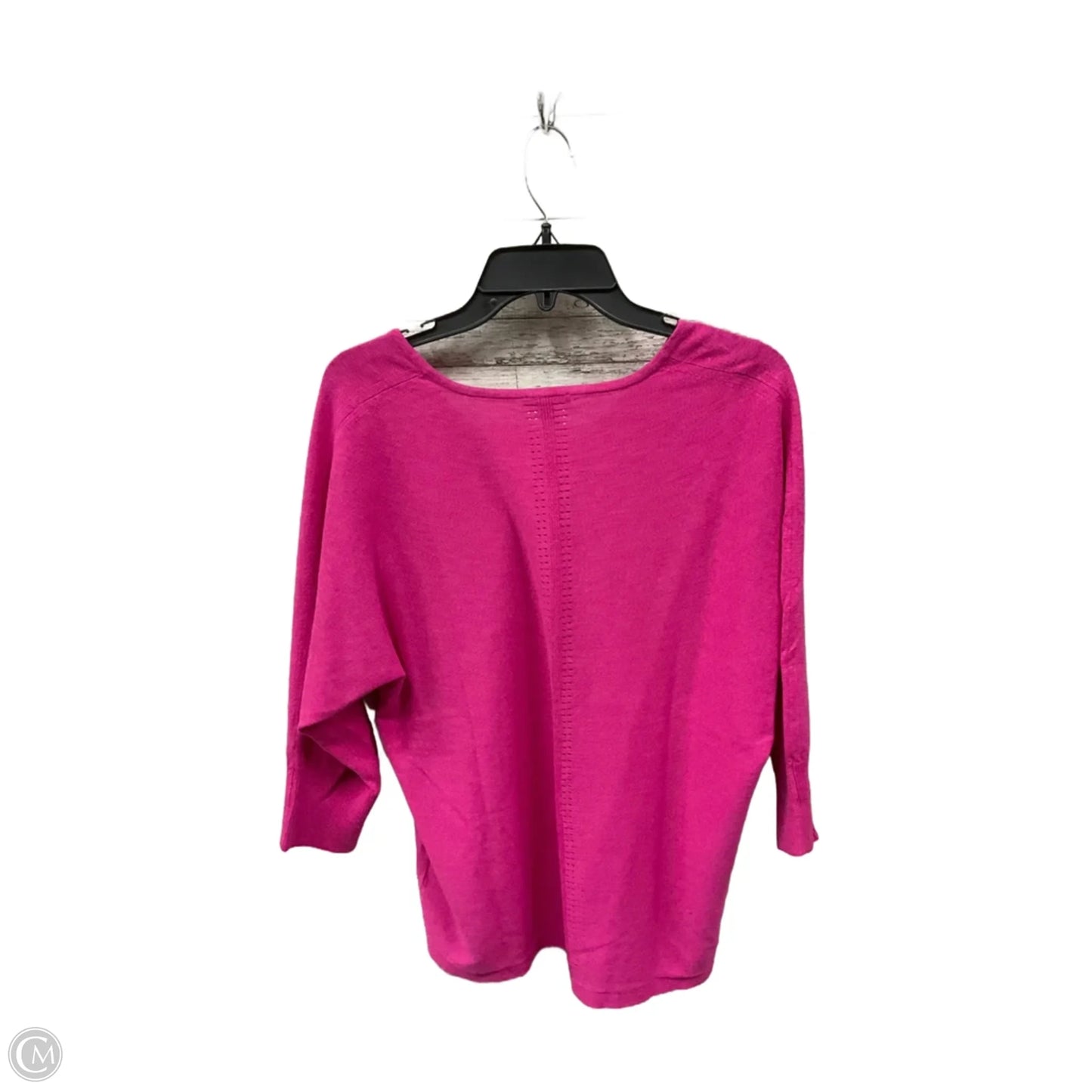 Top 3/4 Sleeve By J. Jill In Pink, Size: M