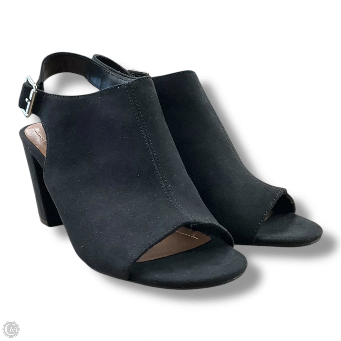 Sandals Heels Block By Style And Company In Black, Size: 7.5
