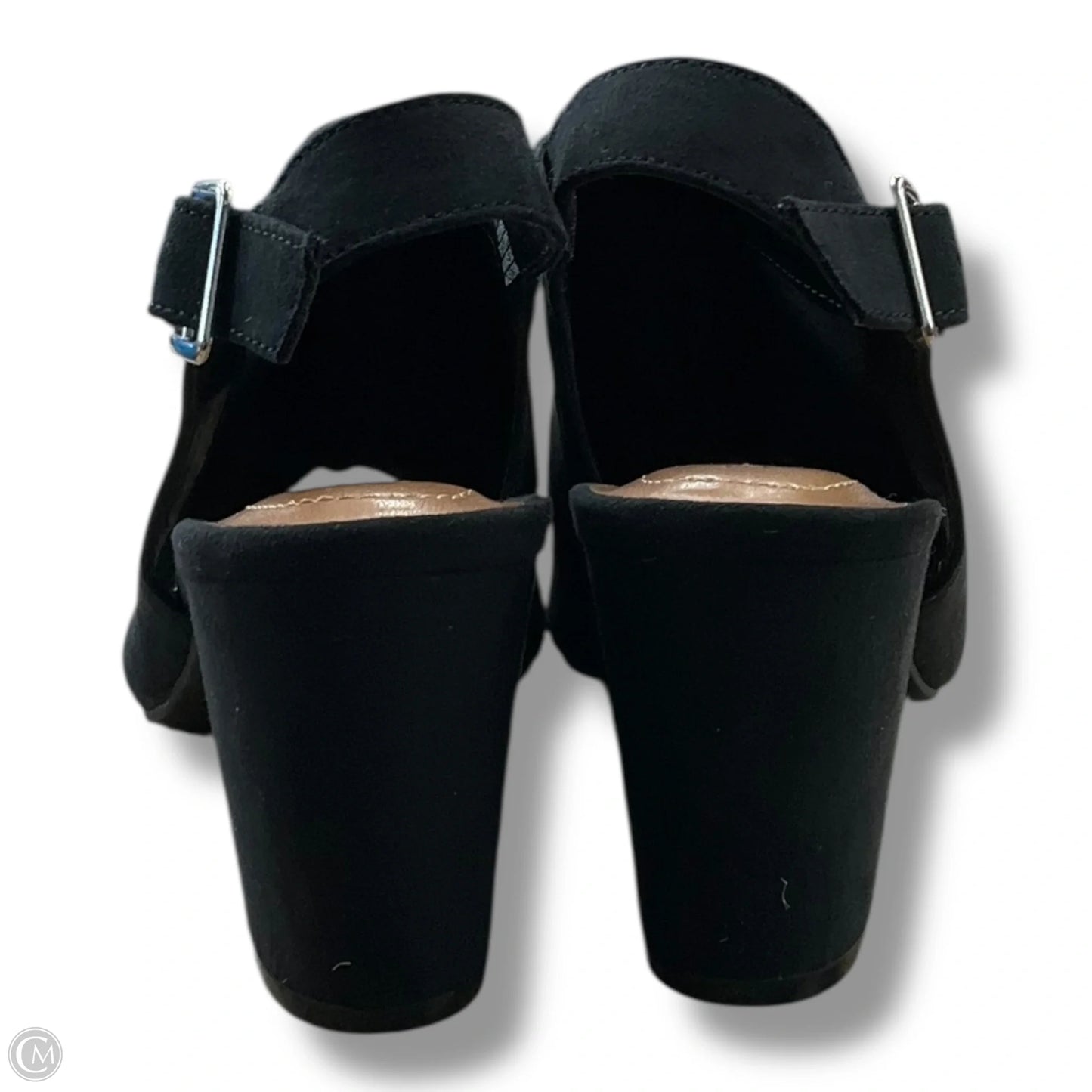 Sandals Heels Block By Style And Company In Black, Size: 7.5