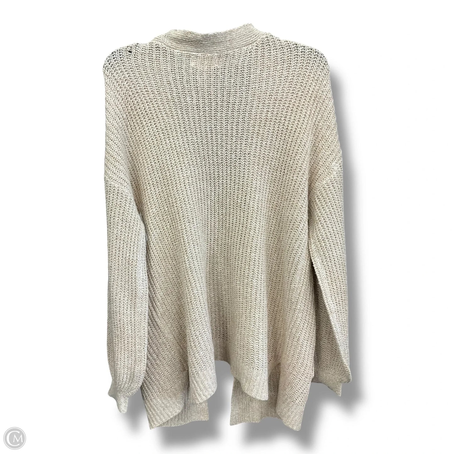 Sweater Cardigan By Just Be In Brown, Size: S