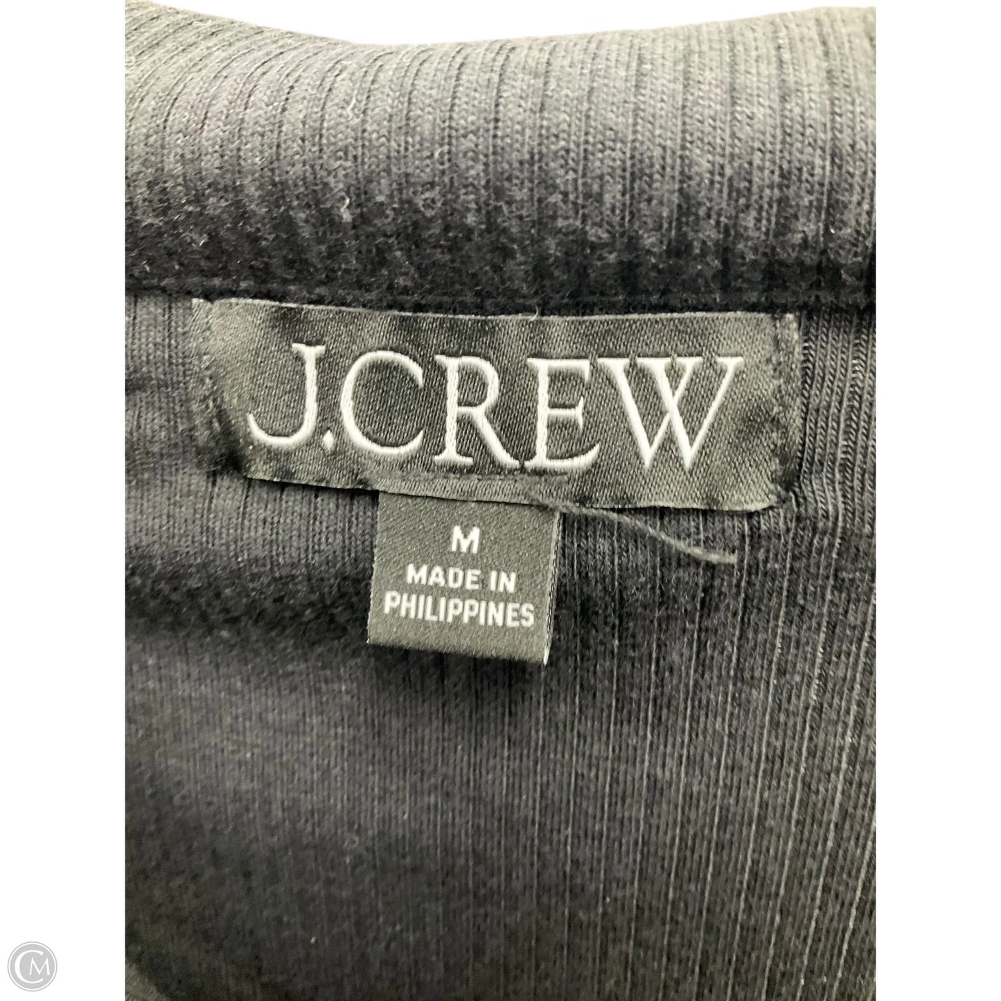 Top Short Sleeve By J. Crew In Black, Size: M