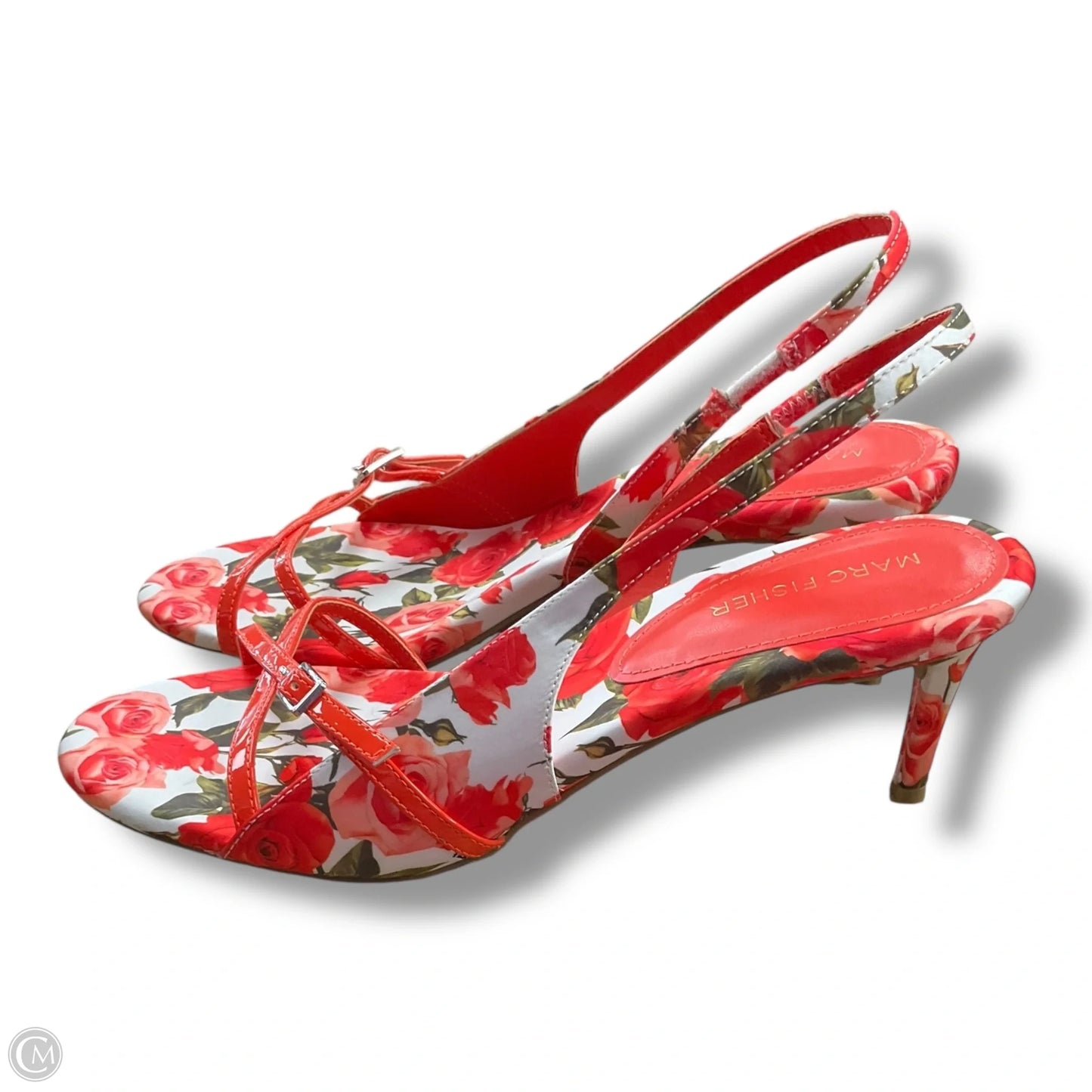 Shoes Heels Stiletto By Marc Fisher In Floral Print, Size: 10