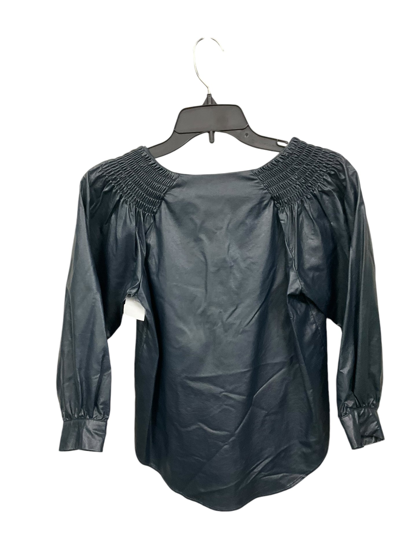 Top Long Sleeve By Ann Taylor In Hunter Green, Size: Petite Xs