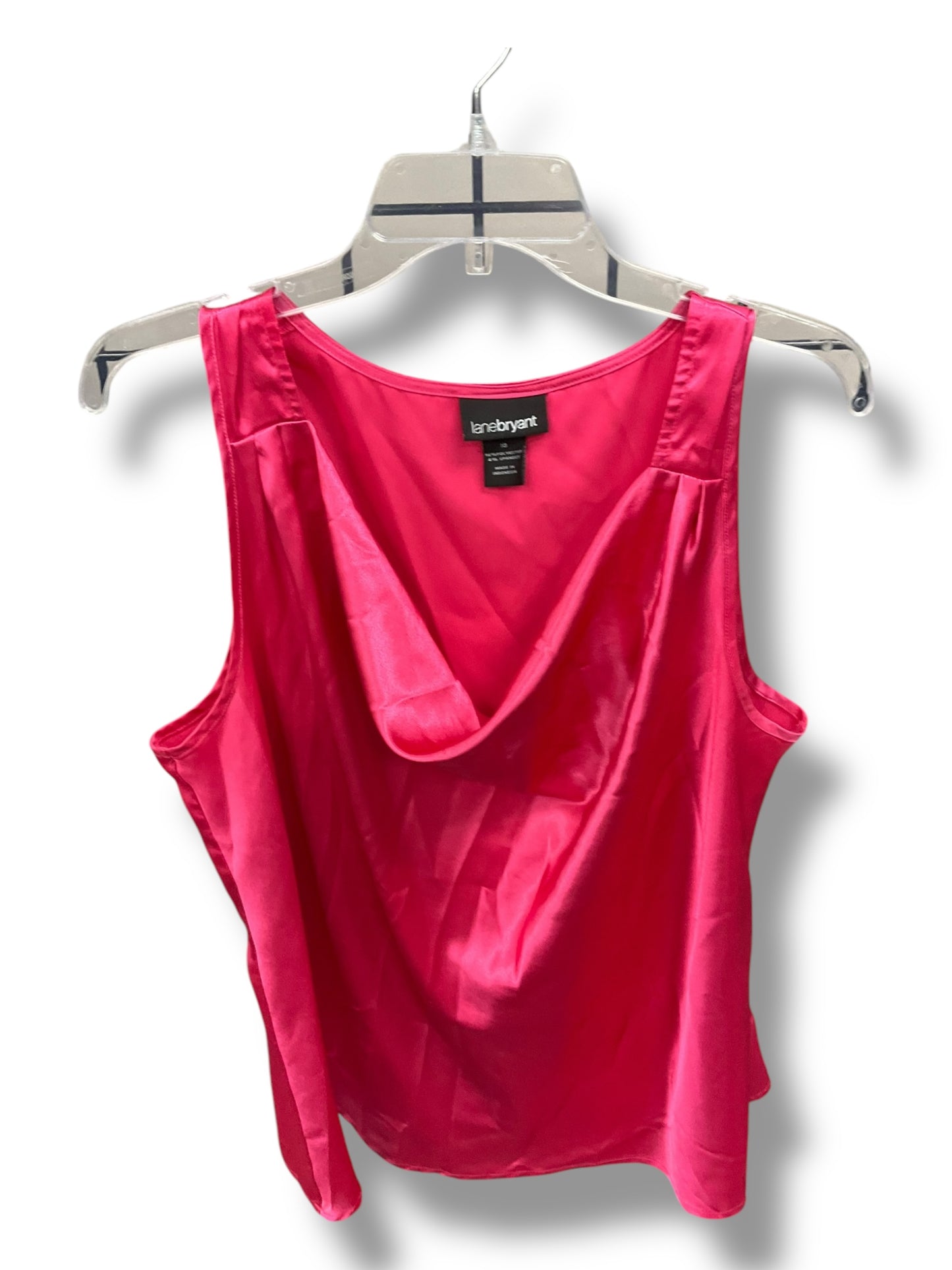 Blouse Sleeveless By Lane Bryant In Pink, Size: 2x