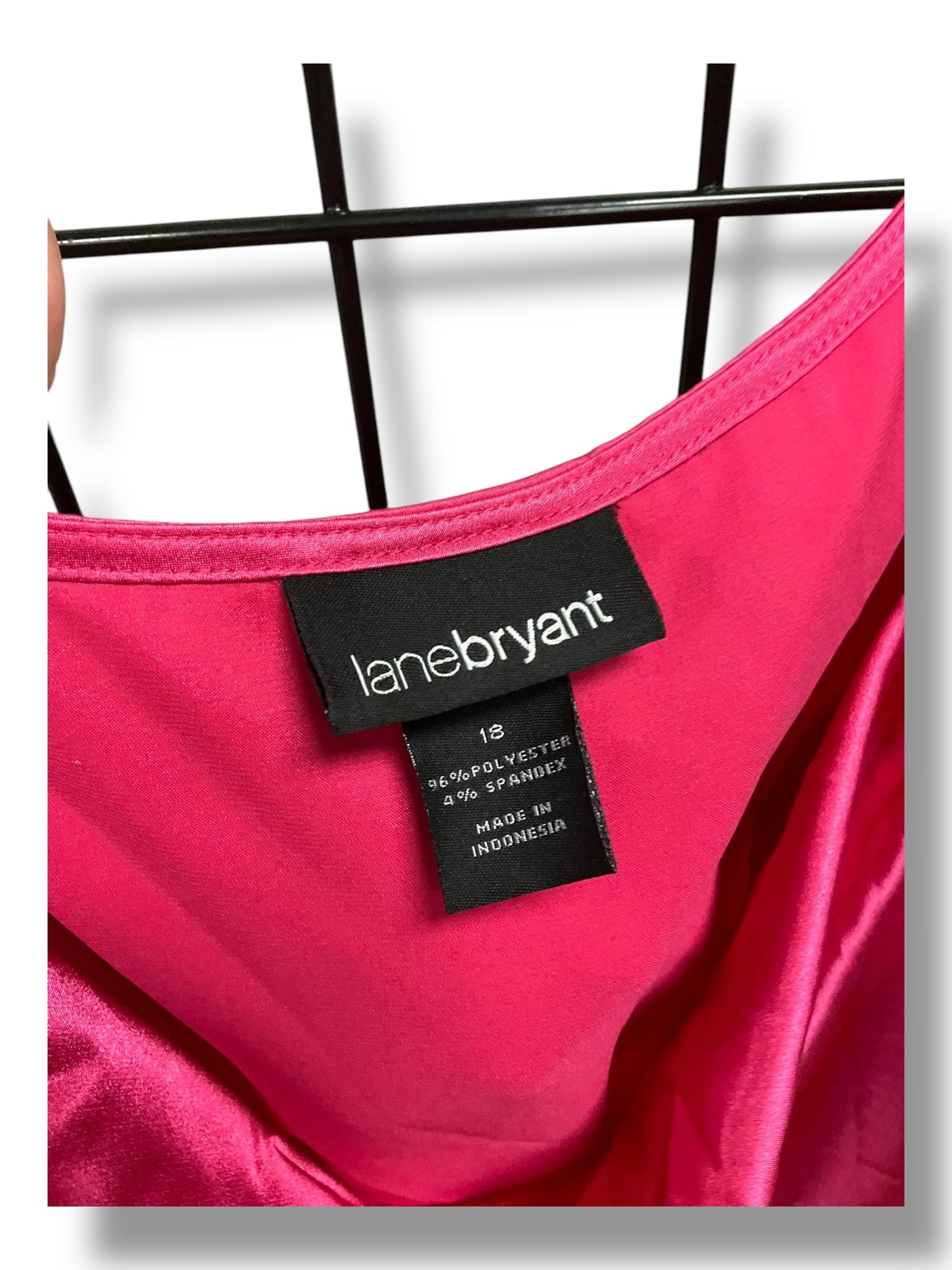 Blouse Sleeveless By Lane Bryant In Pink, Size: 2x