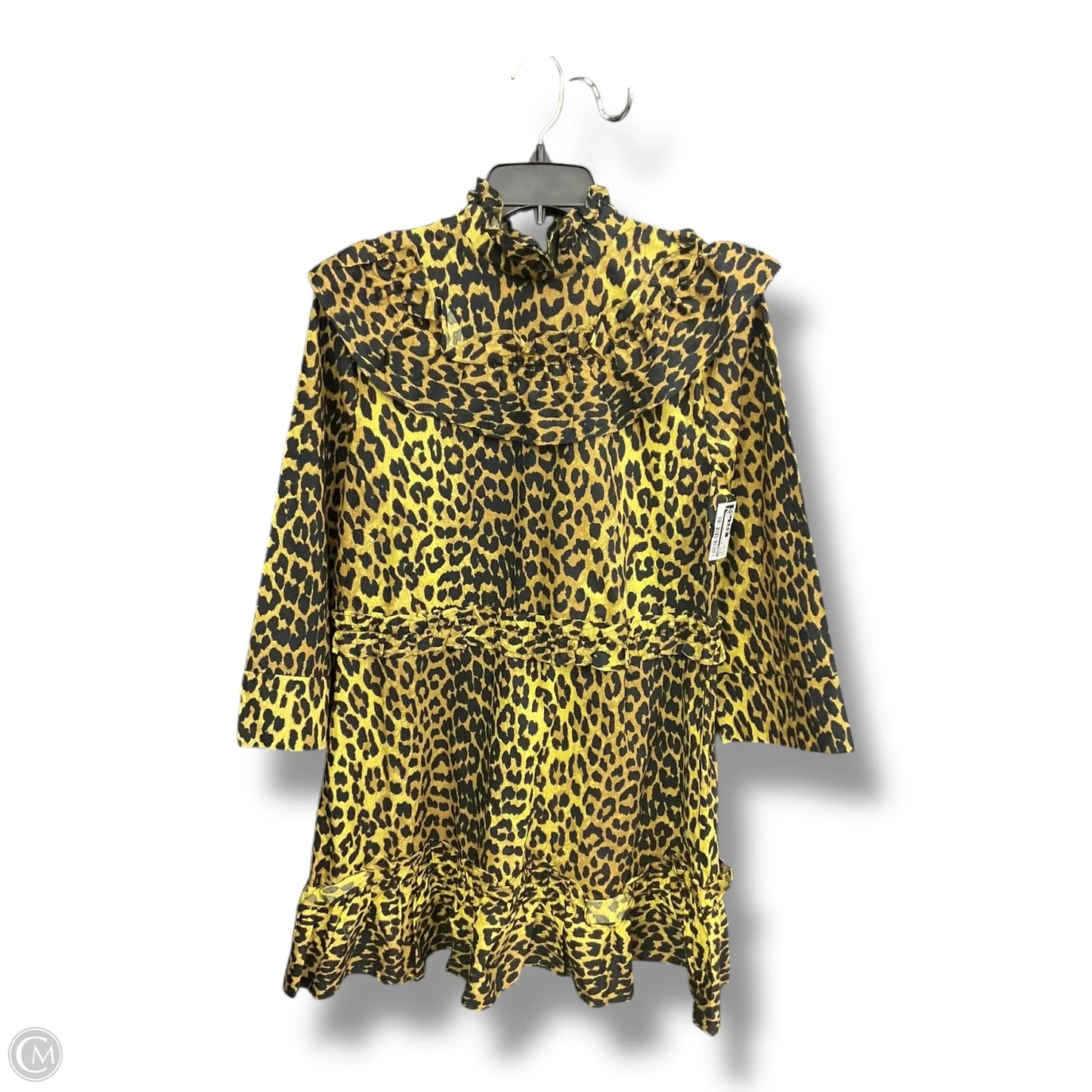 Dress Casual Short By Ganni In Animal Print, Size: 3x