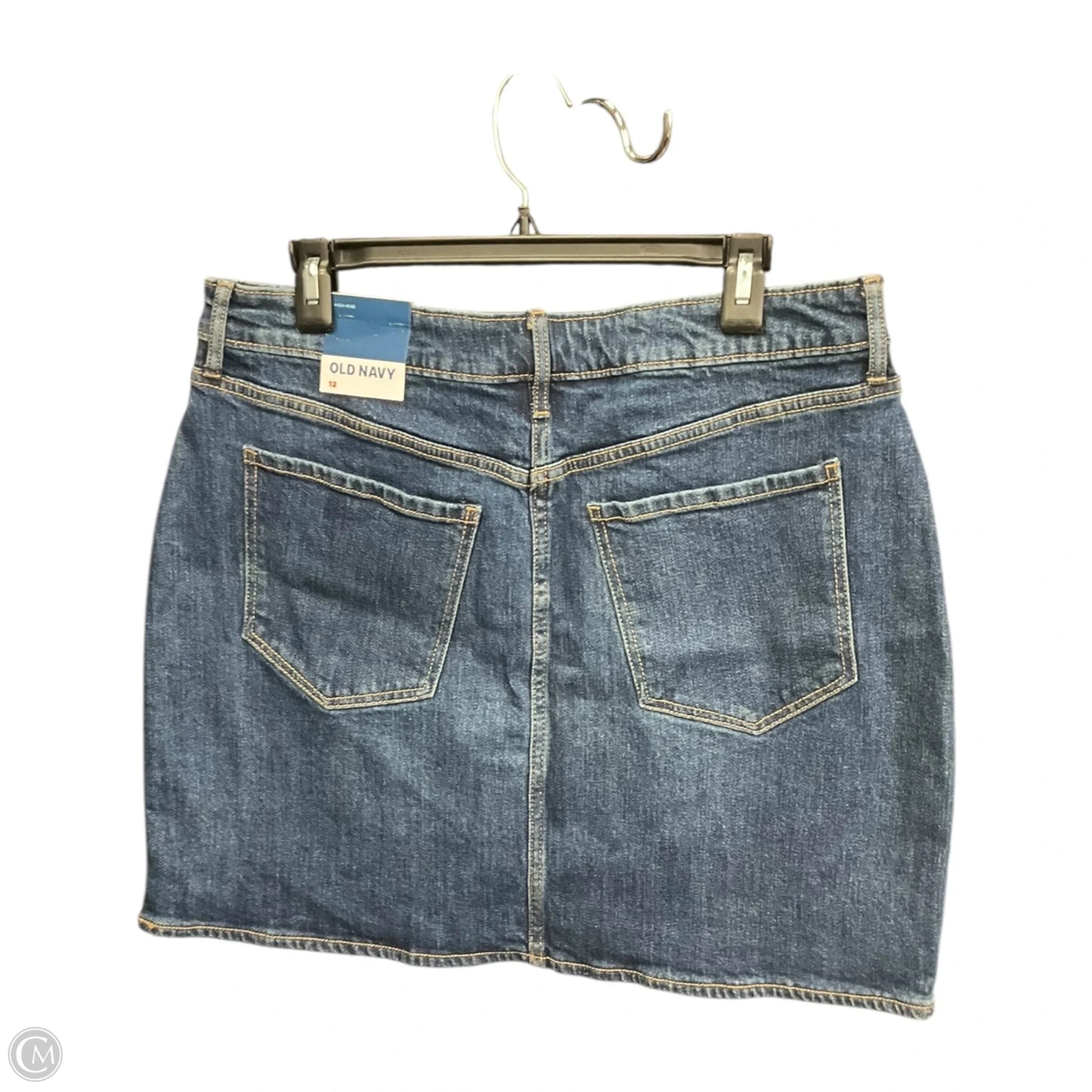 Skirt Mini & Short By Old Navy In Blue Denim, Size: 12