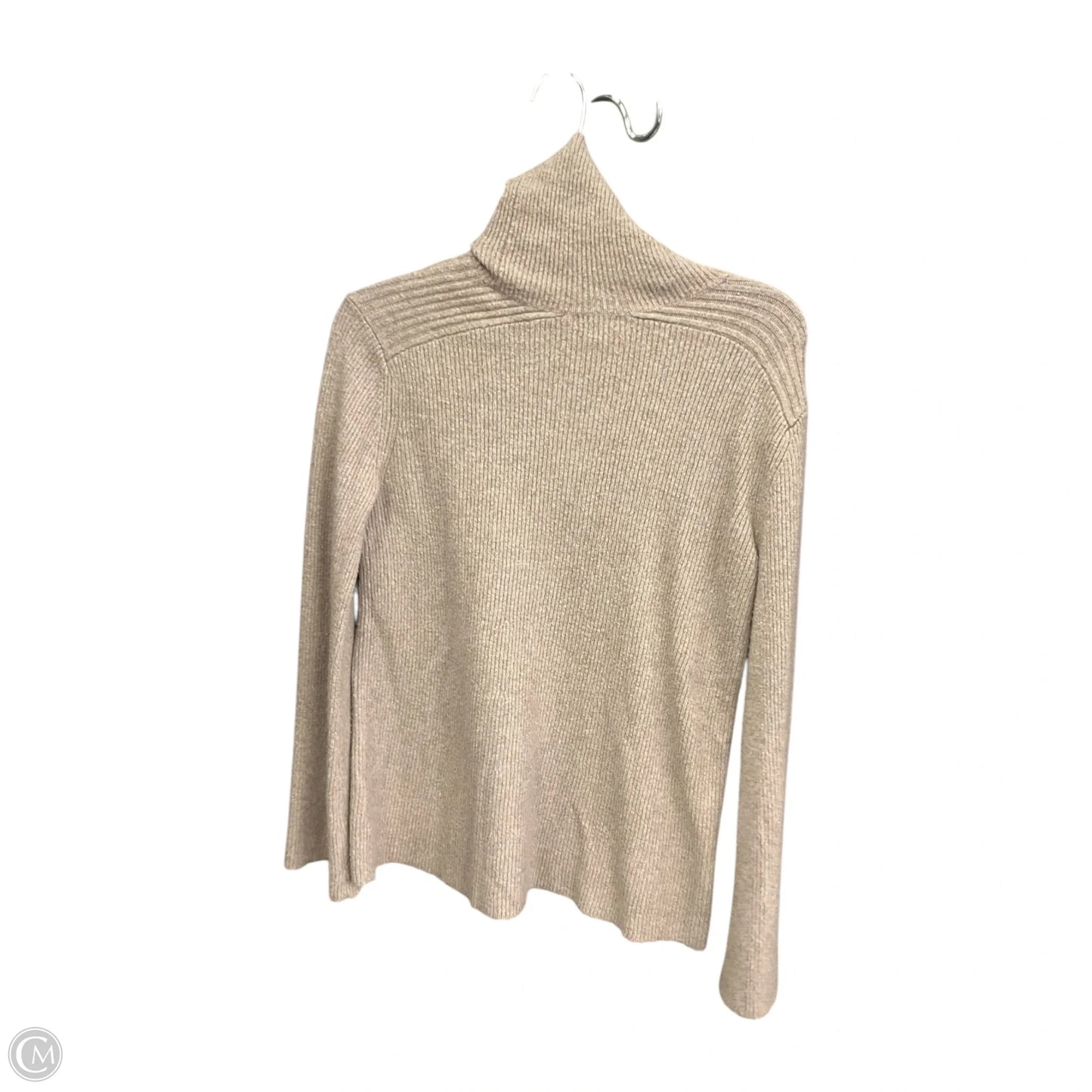 Top Long Sleeve By Hinge In Taupe, Size: M