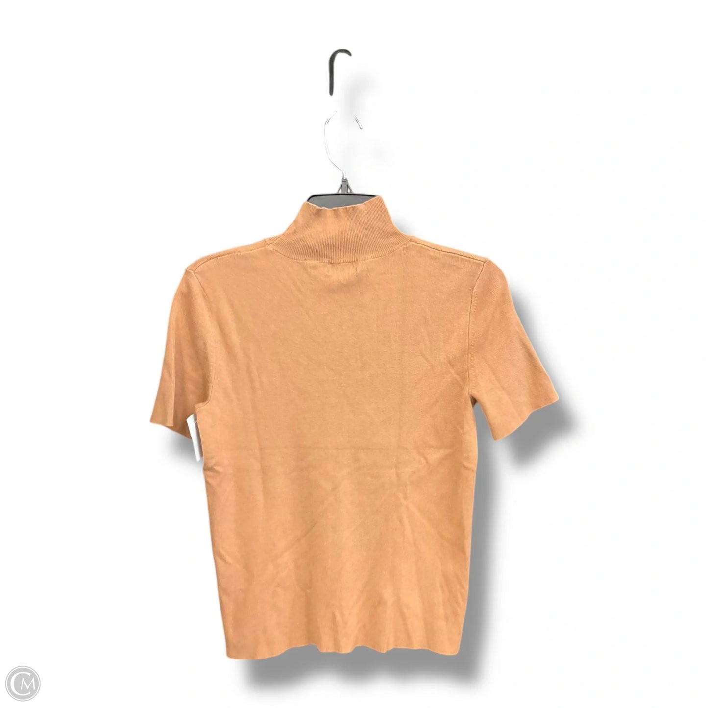 Top Short Sleeve By Tahari In Tan, Size: S