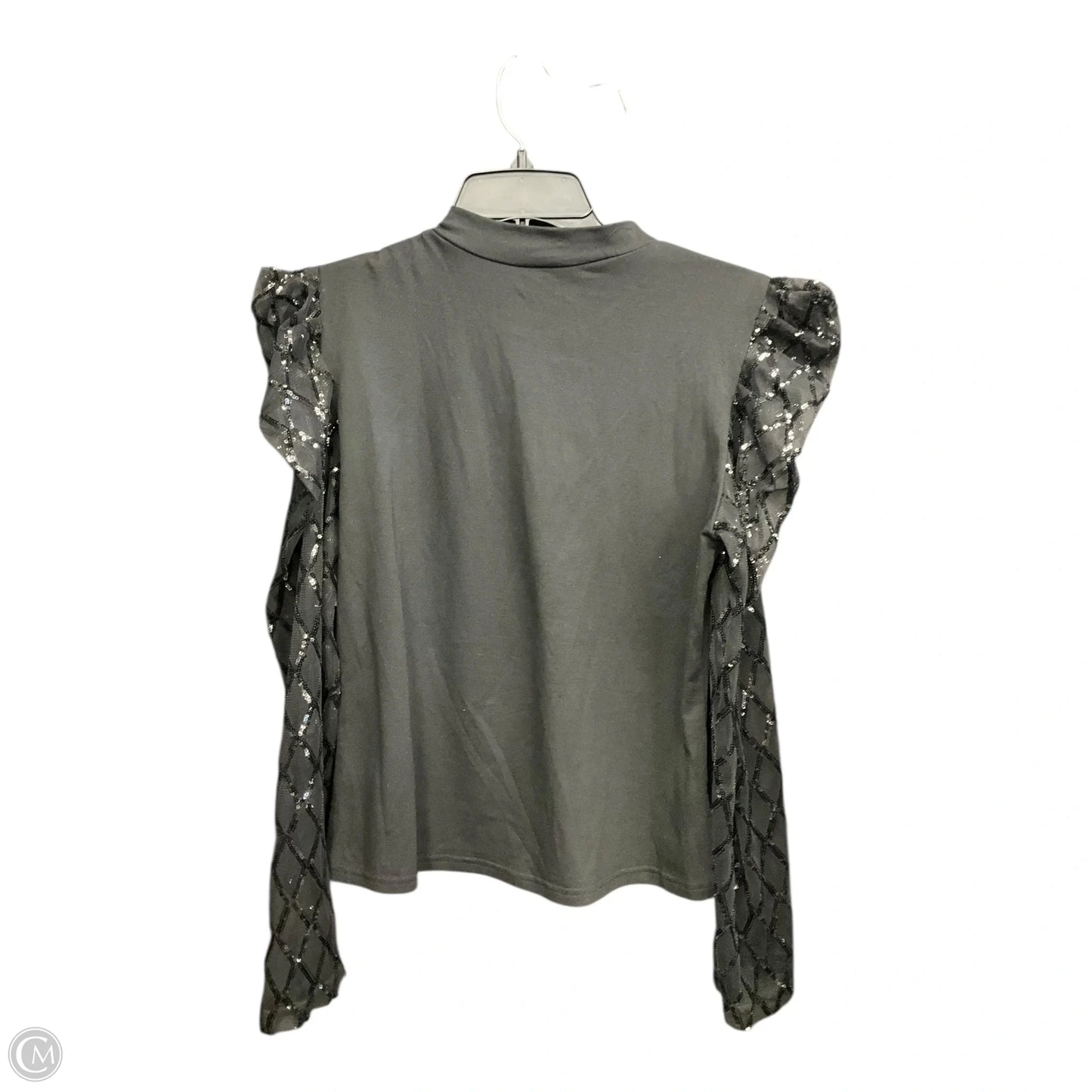 Top Long Sleeve By Clothes Mentor In Black, Size: L