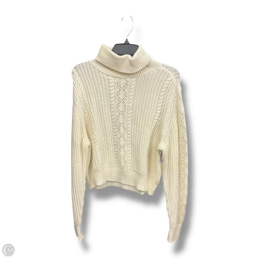 Sweater By Melrose And Market In Cream, Size: L