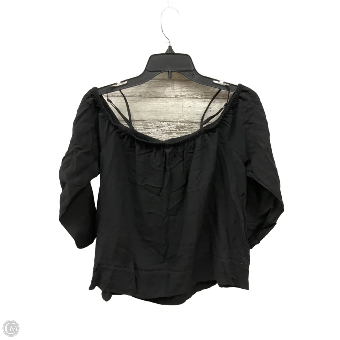 Top 3/4 Sleeve By Old Navy In Black, Size: S