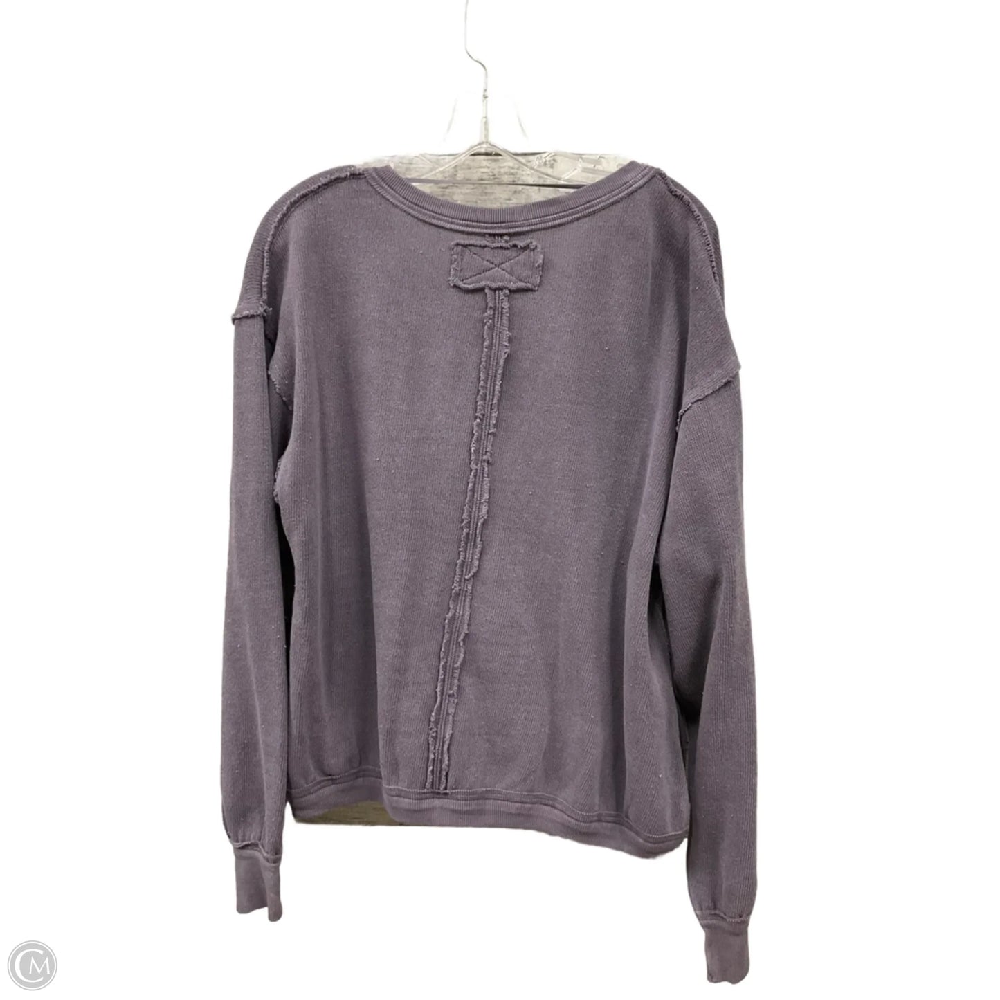 Top Long Sleeve By We The Free In Purple, Size: L