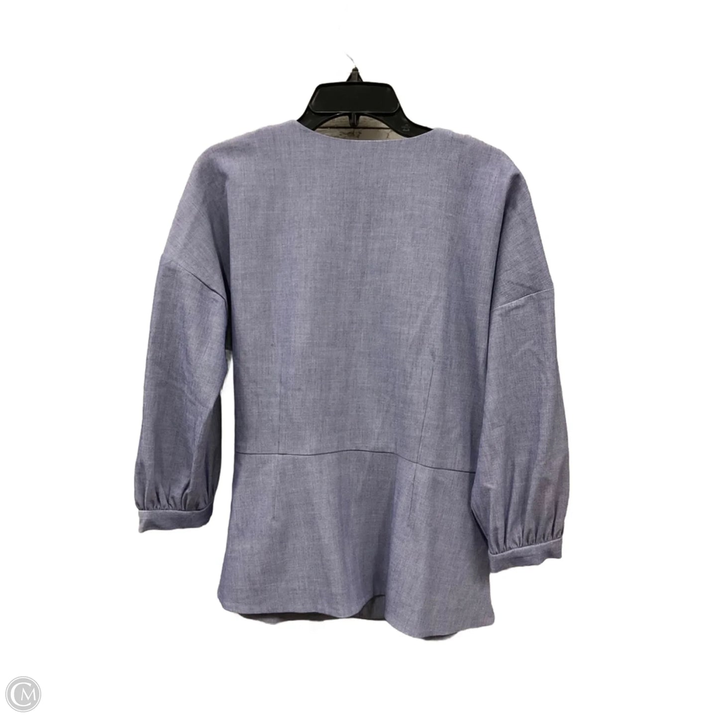 Top Long Sleeve By Halogen In Blue, Size: Xl