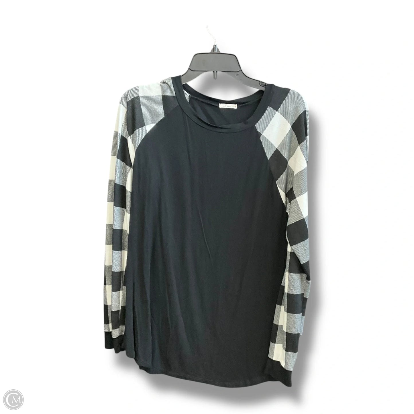 Top Long Sleeve By Clothes Mentor In Black, Size: L