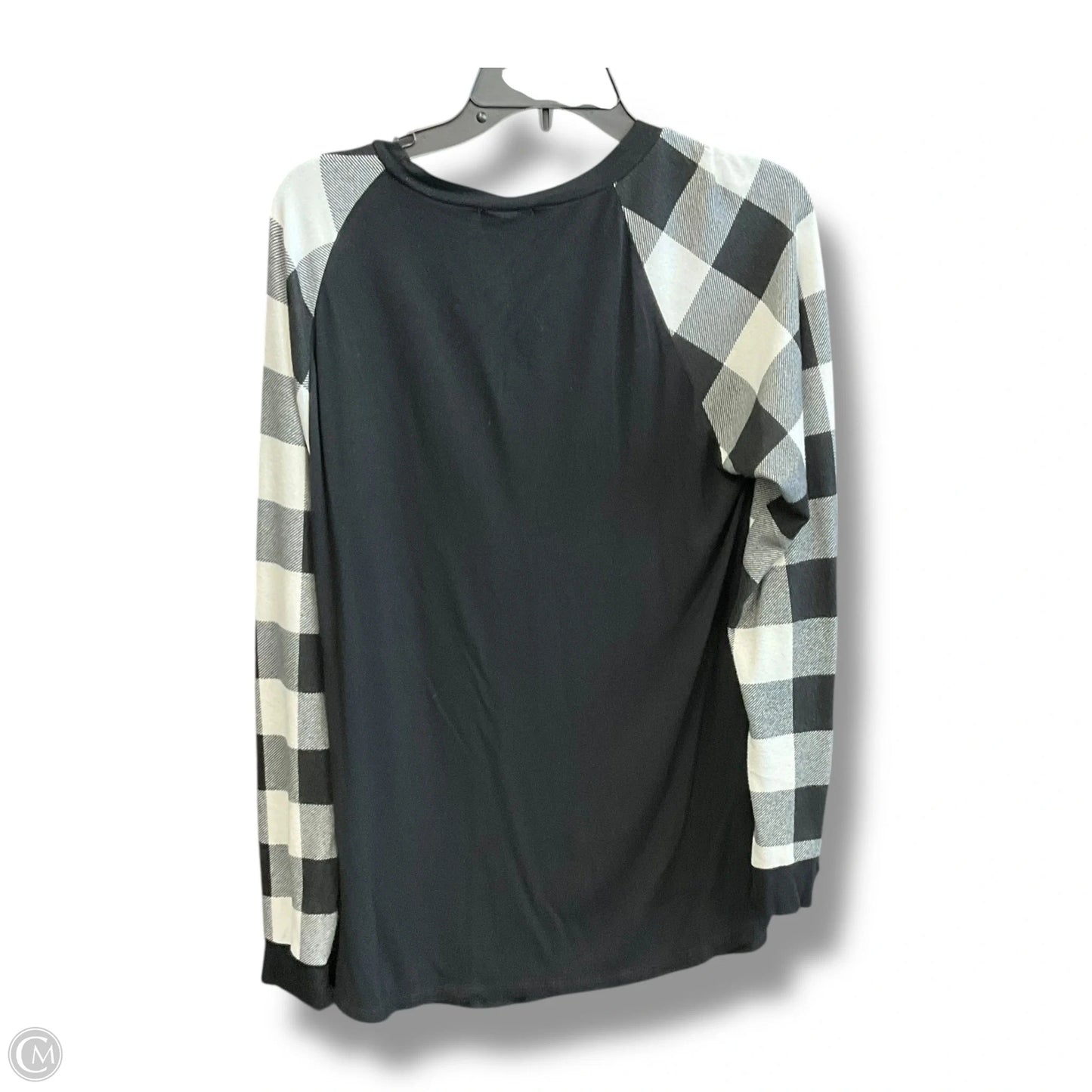 Top Long Sleeve By Clothes Mentor In Black, Size: L