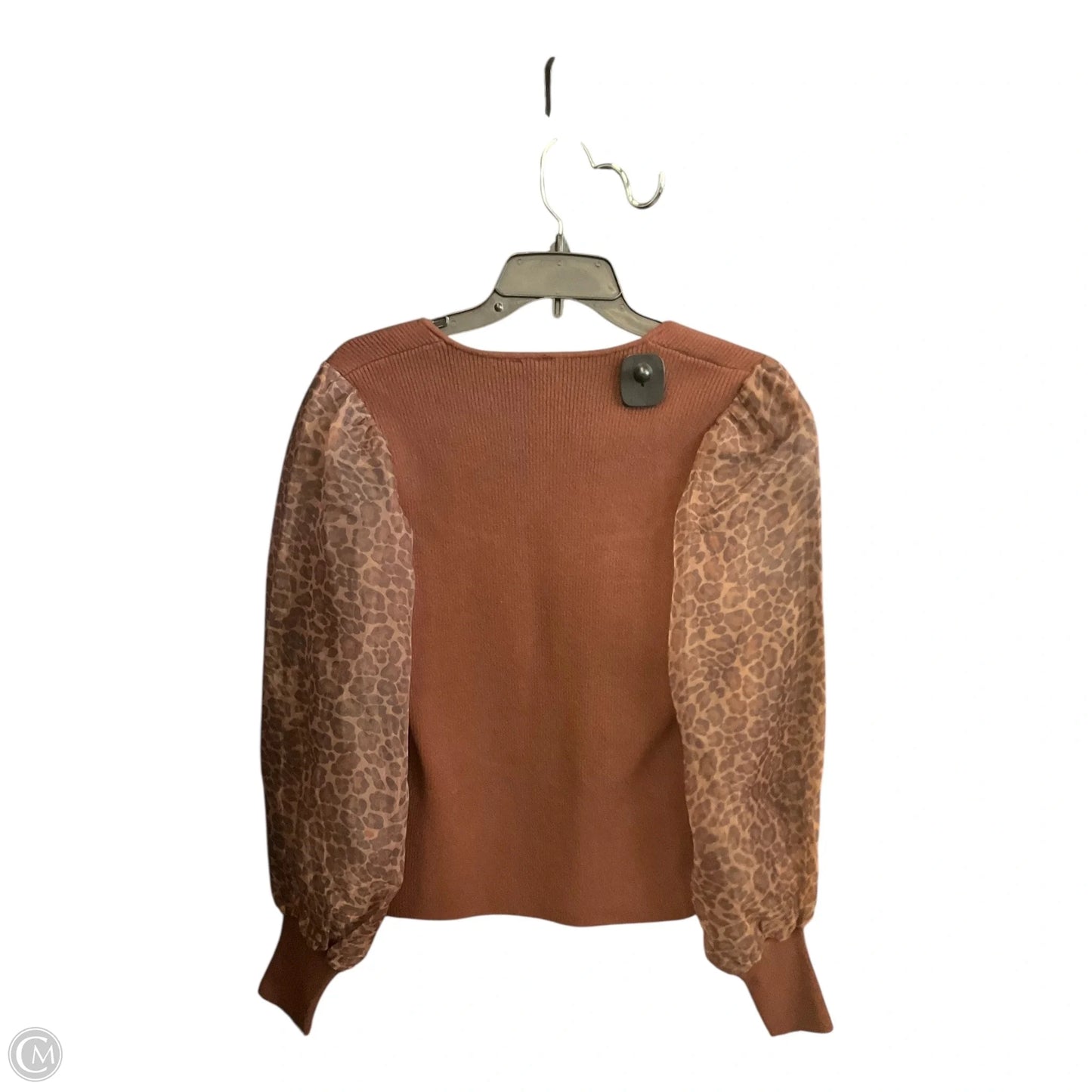 Top Long Sleeve By Dolan Left Coast In Animal Print, Size: M