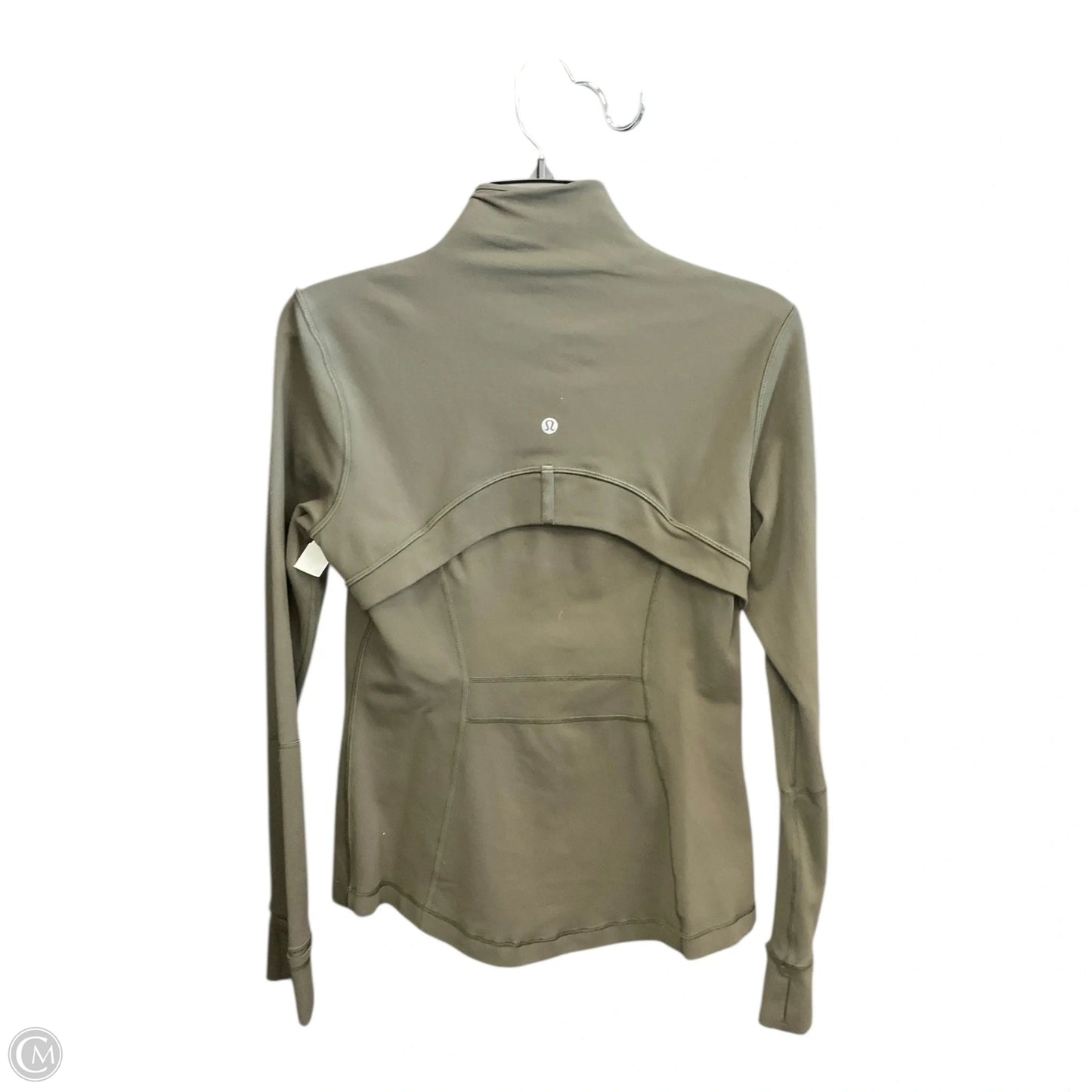 Athletic Jacket By Lululemon In Green, Size: 8
