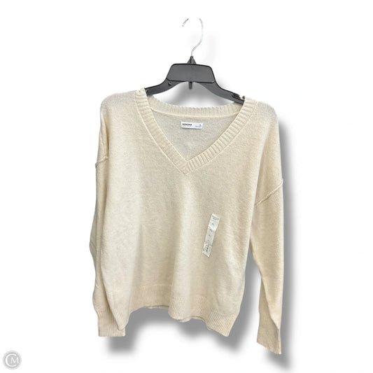 Top Long Sleeve By Sonoma In Cream, Size: Lp