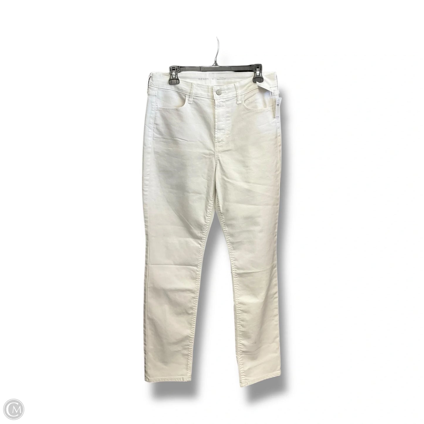 Jeans Straight By Old Navy In White, Size: 12