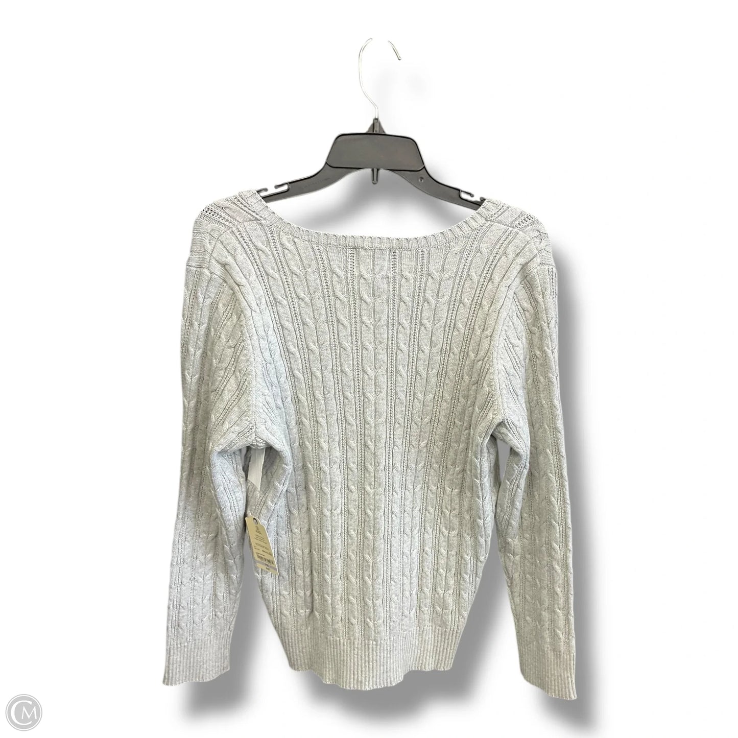 Sweater By St Johns Bay In Grey, Size: Xlp