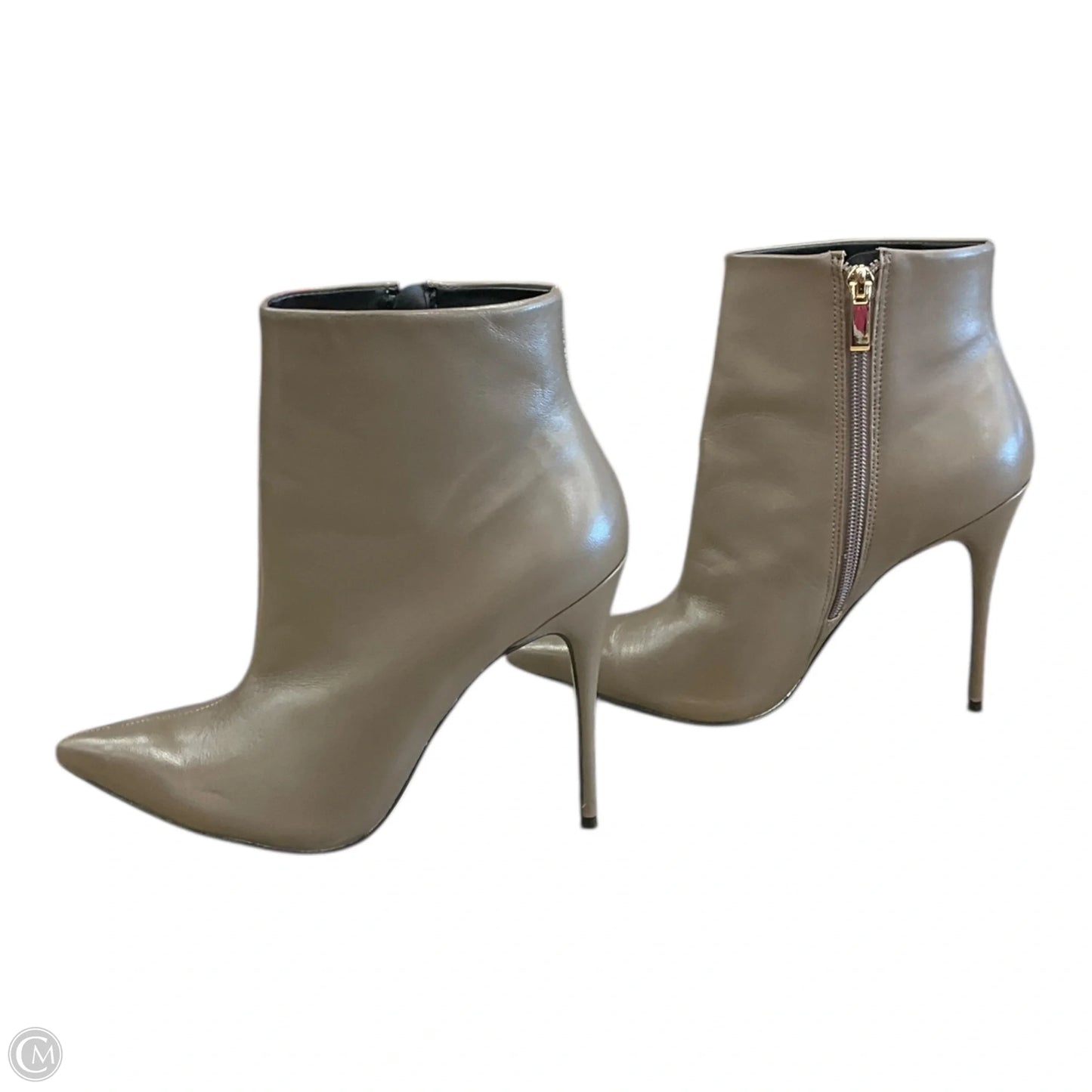 Boots Ankle Heels By Saks Fifth Avenue In Brown, Size: 8