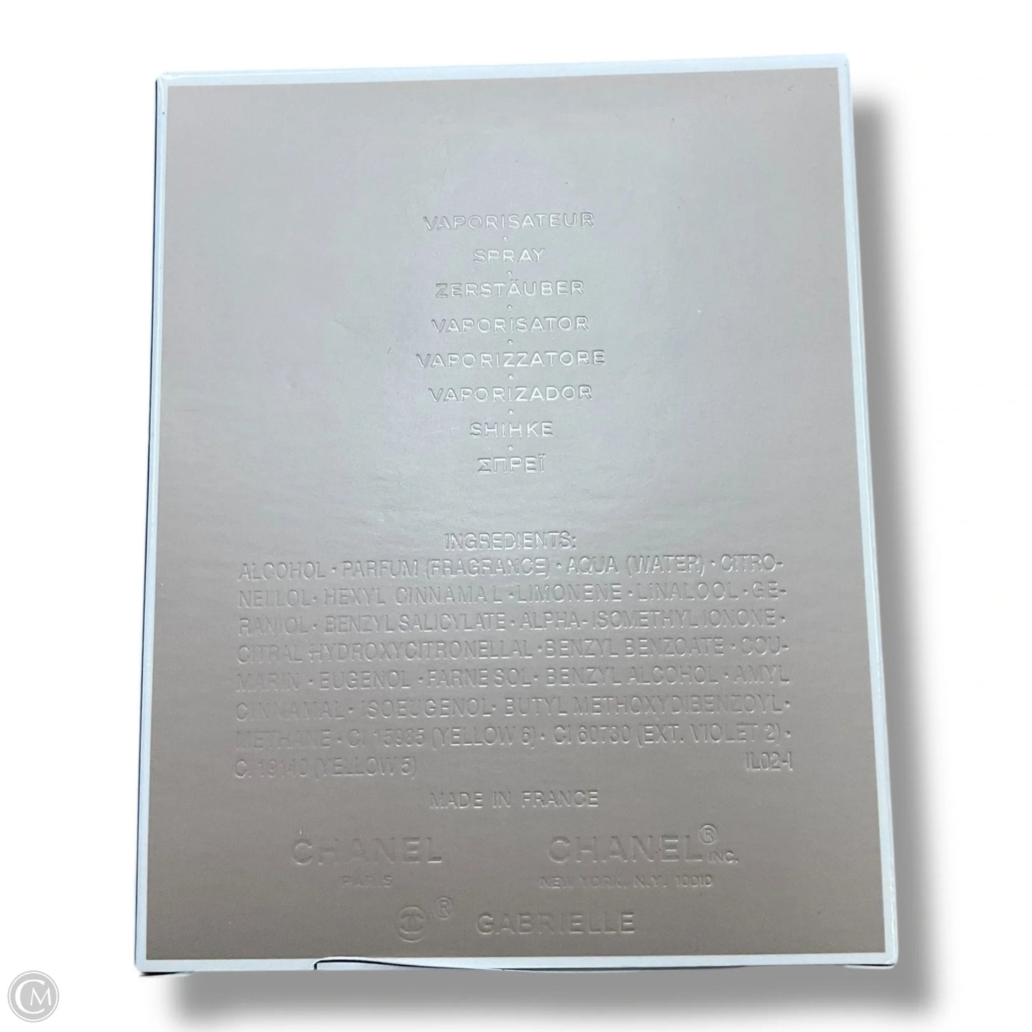 Fragrance Luxury Designer By Chanel, Size: Small