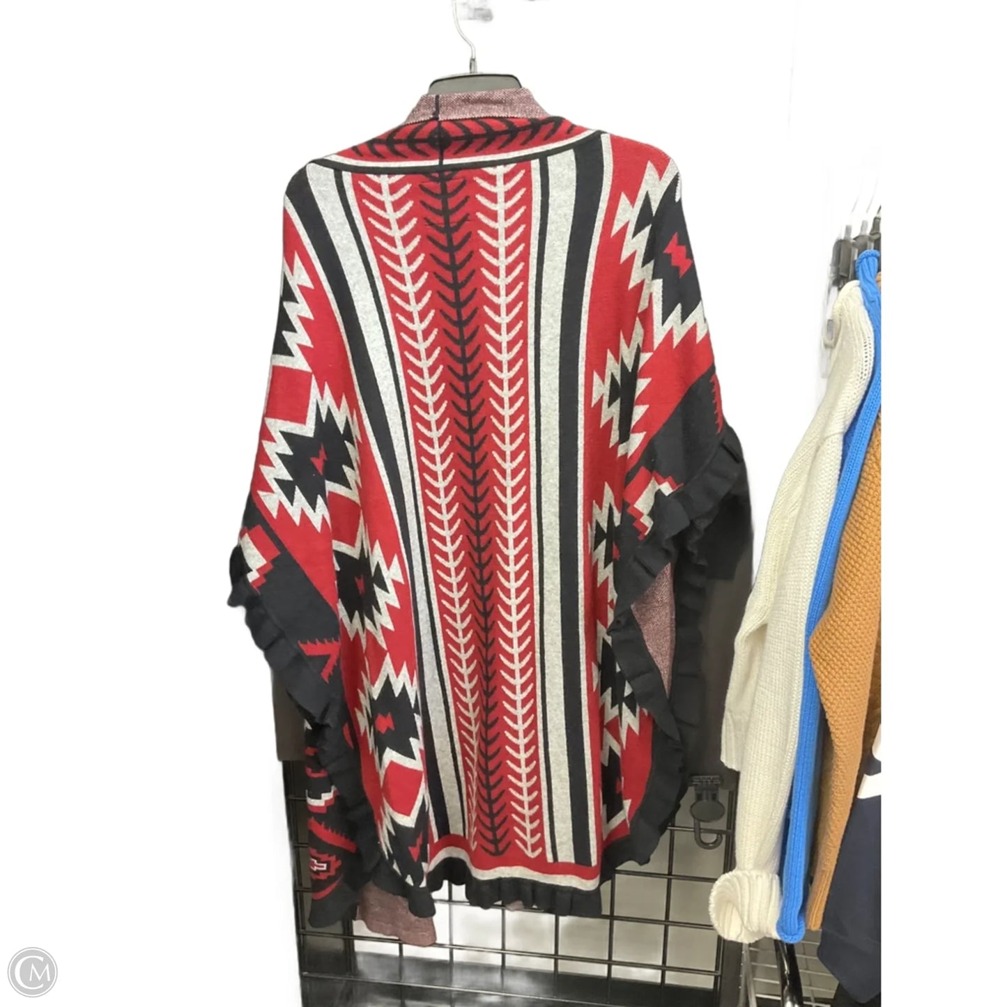 Shawl By Clothes Mentor In Multi-colored, Size: Osfm