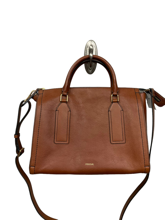 Crossbody Leather By Fossil  Size: Large