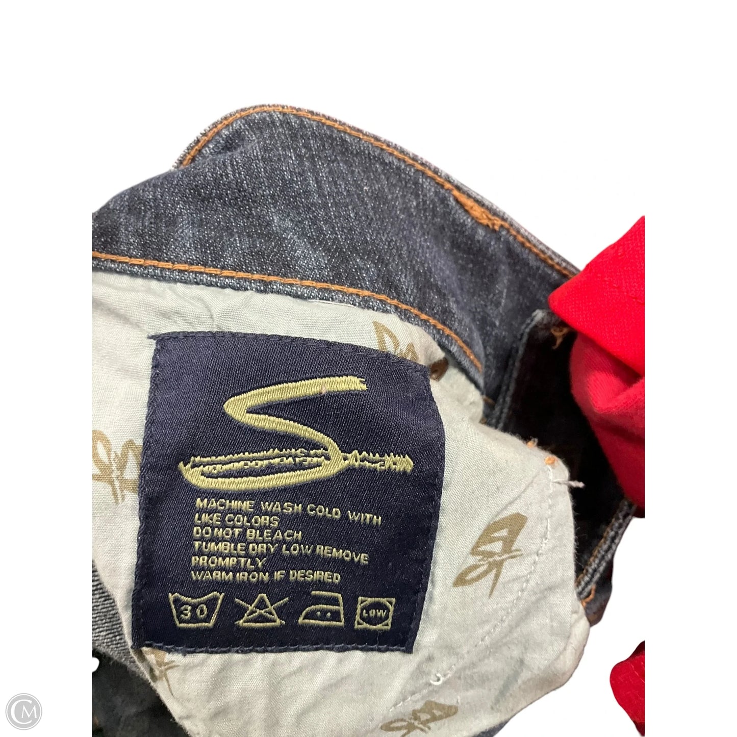 Jeans Flared By Seven 7 In Blue Denim, Size: 8