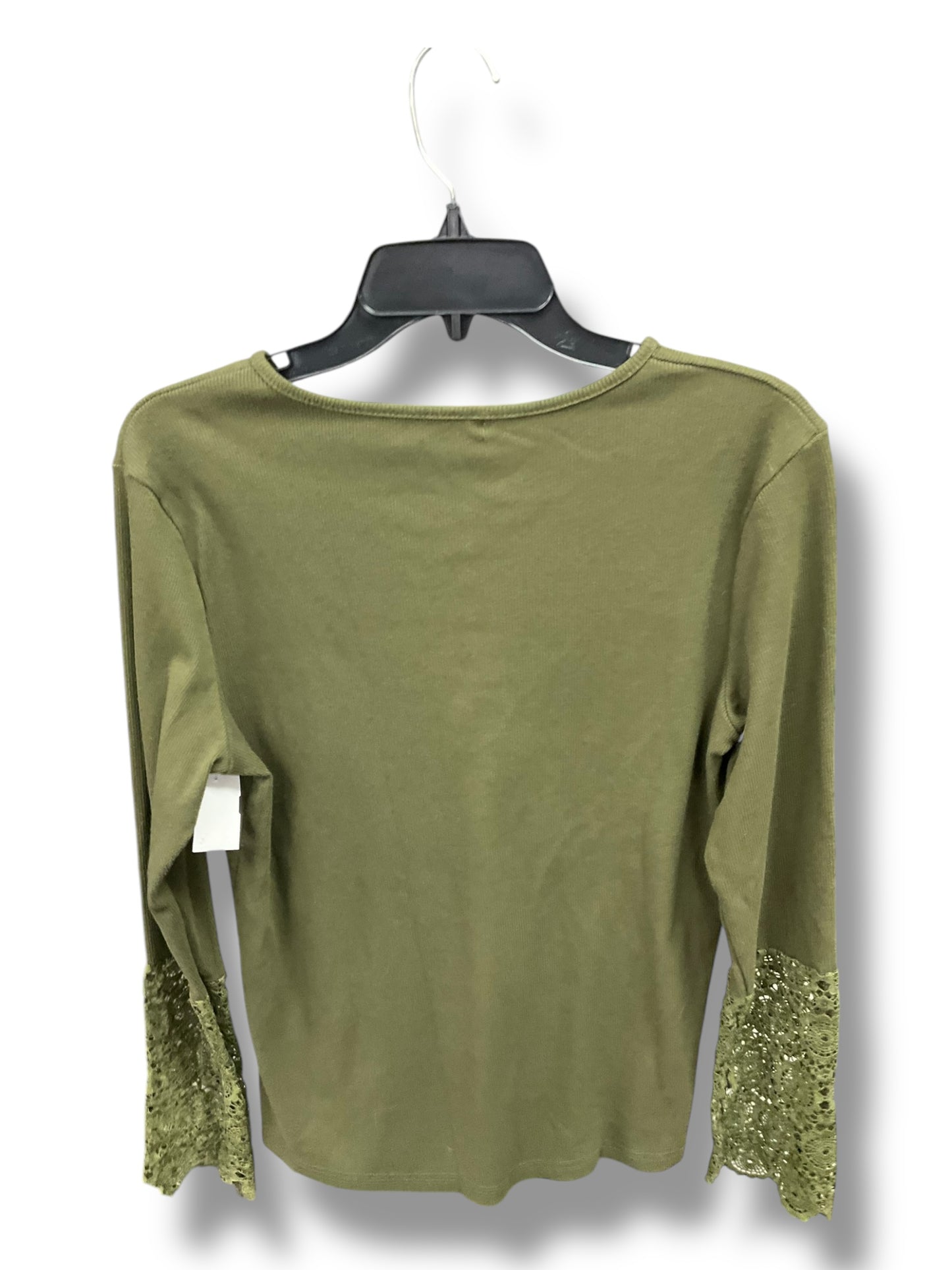 Top Long Sleeve By Clothes Mentor In Green, Size: Xl
