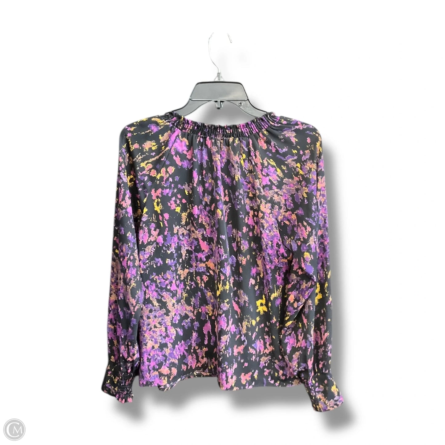 Blouse Long Sleeve By Allison Joy In Multi-colored, Size: S