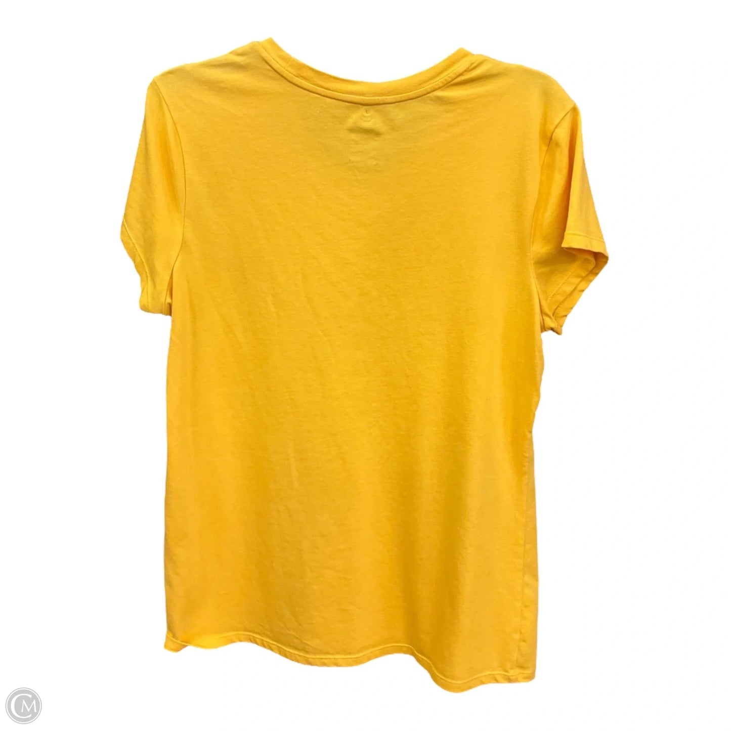 Athletic Top Short Sleeve By Nike Apparel In Yellow, Size: Xl