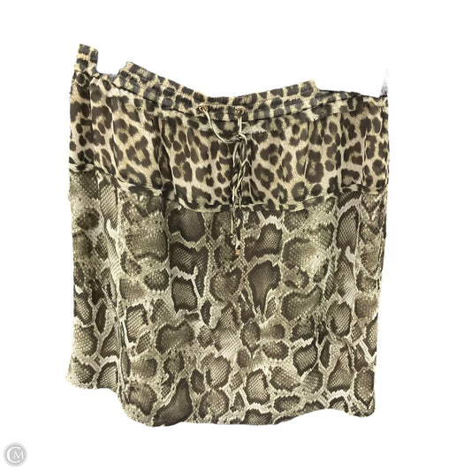 Skirt Mini & Short By Michael By Michael Kors In Animal Print, Size: L