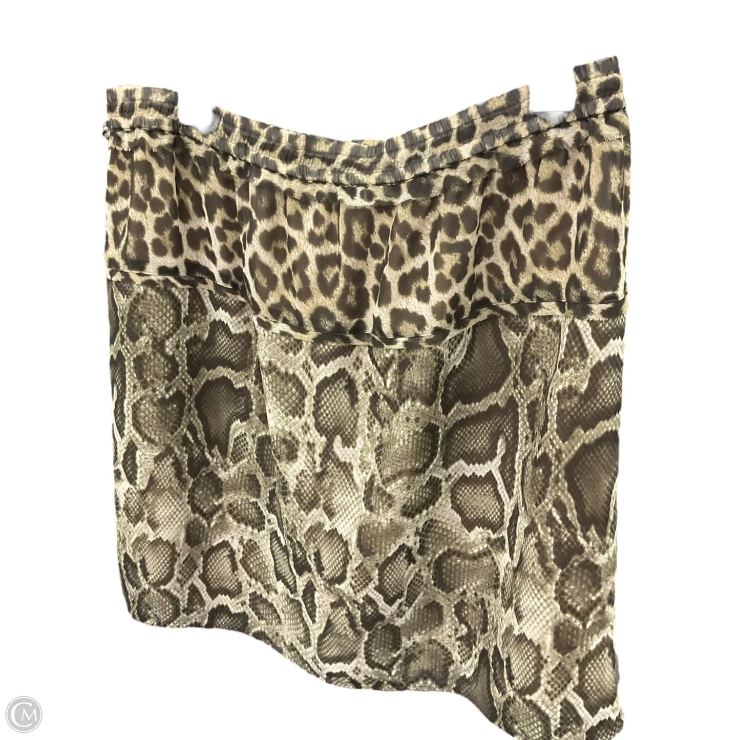 Skirt Mini & Short By Michael By Michael Kors In Animal Print, Size: L