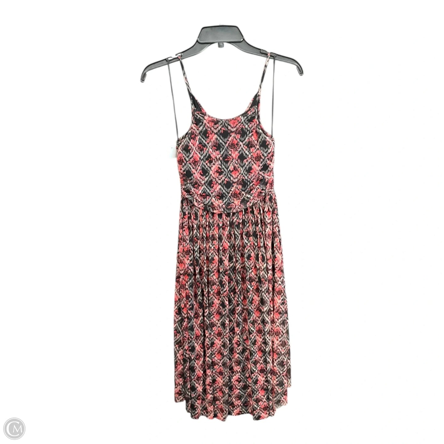 Dress Casual Midi By Free People In Black & Red, Size: M