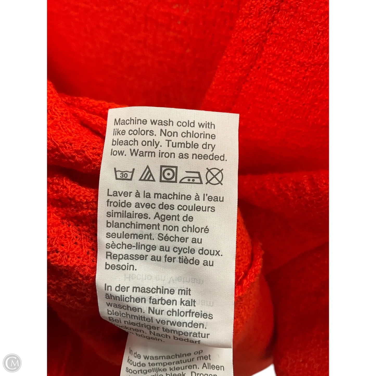 Top Short Sleeve By Madewell In Orange, Size: S