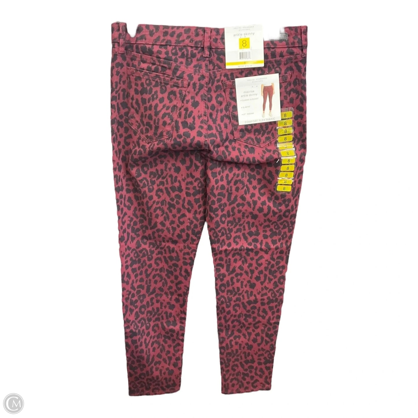 Jeans Skinny By Social Standard By Sanctuary In Animal Print, Size: 8