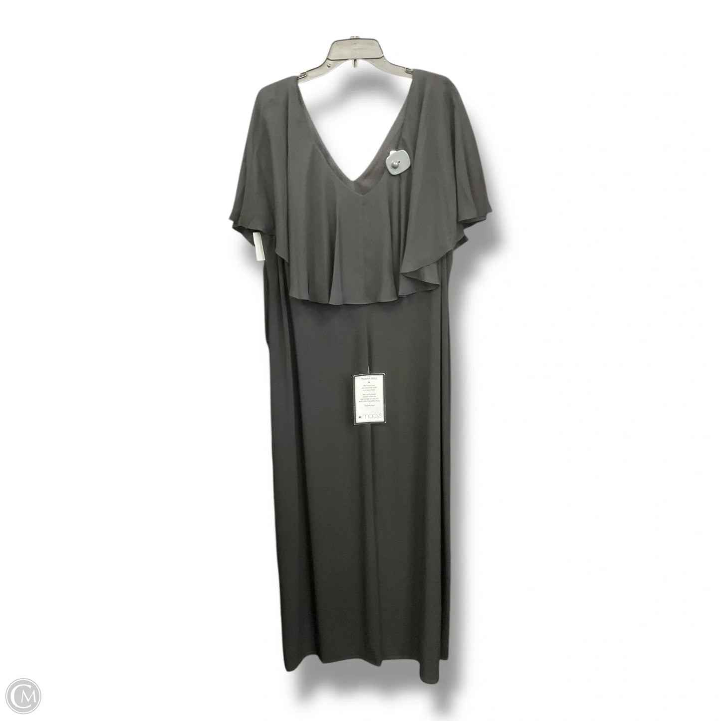 Dress Casual Maxi By Connected Apparel In Black, Size: 24
