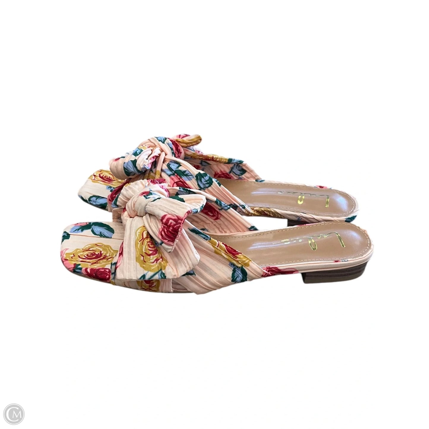 Sandals Flats By Lulus In Multi-colored, Size: 8.5