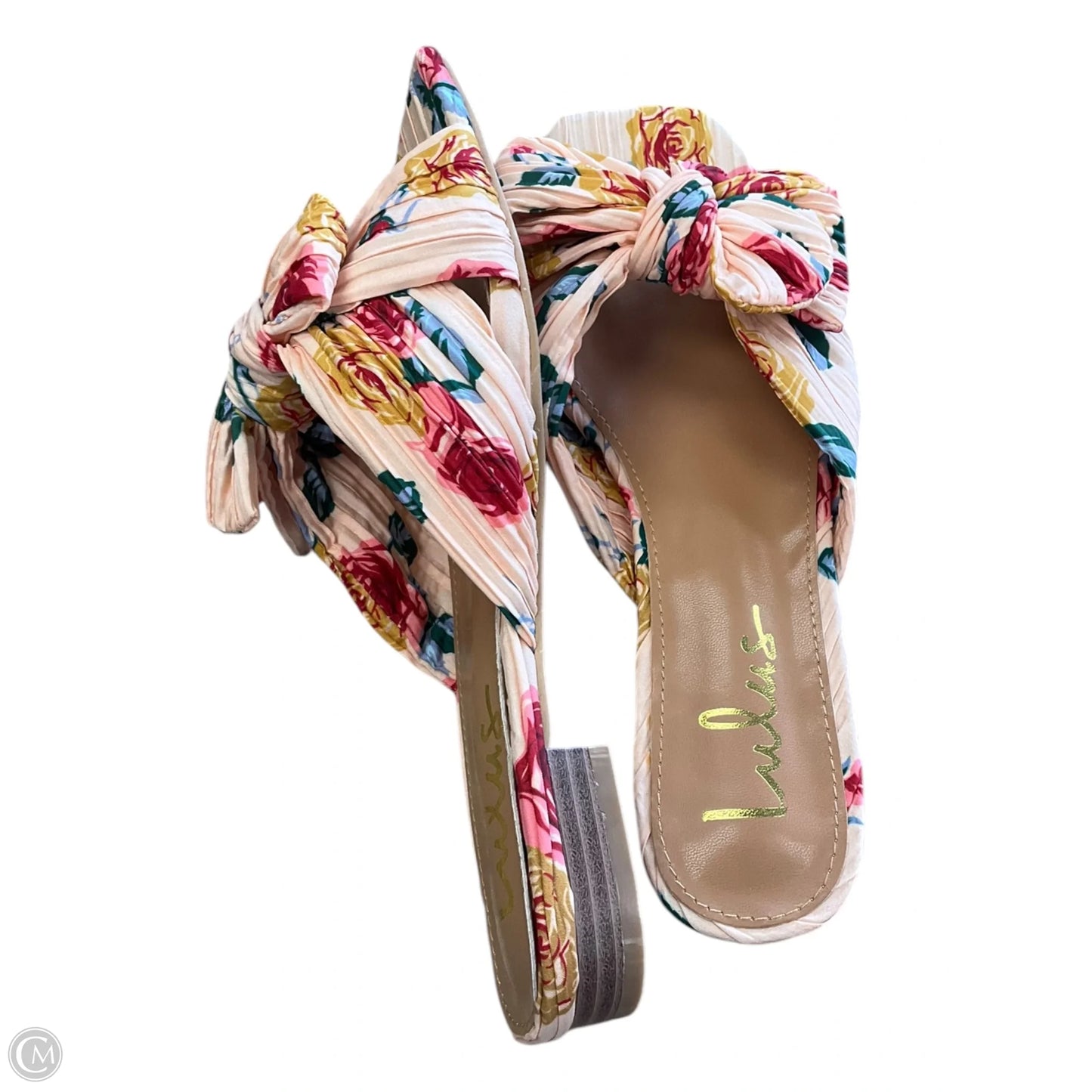 Sandals Flats By Lulus In Multi-colored, Size: 8.5