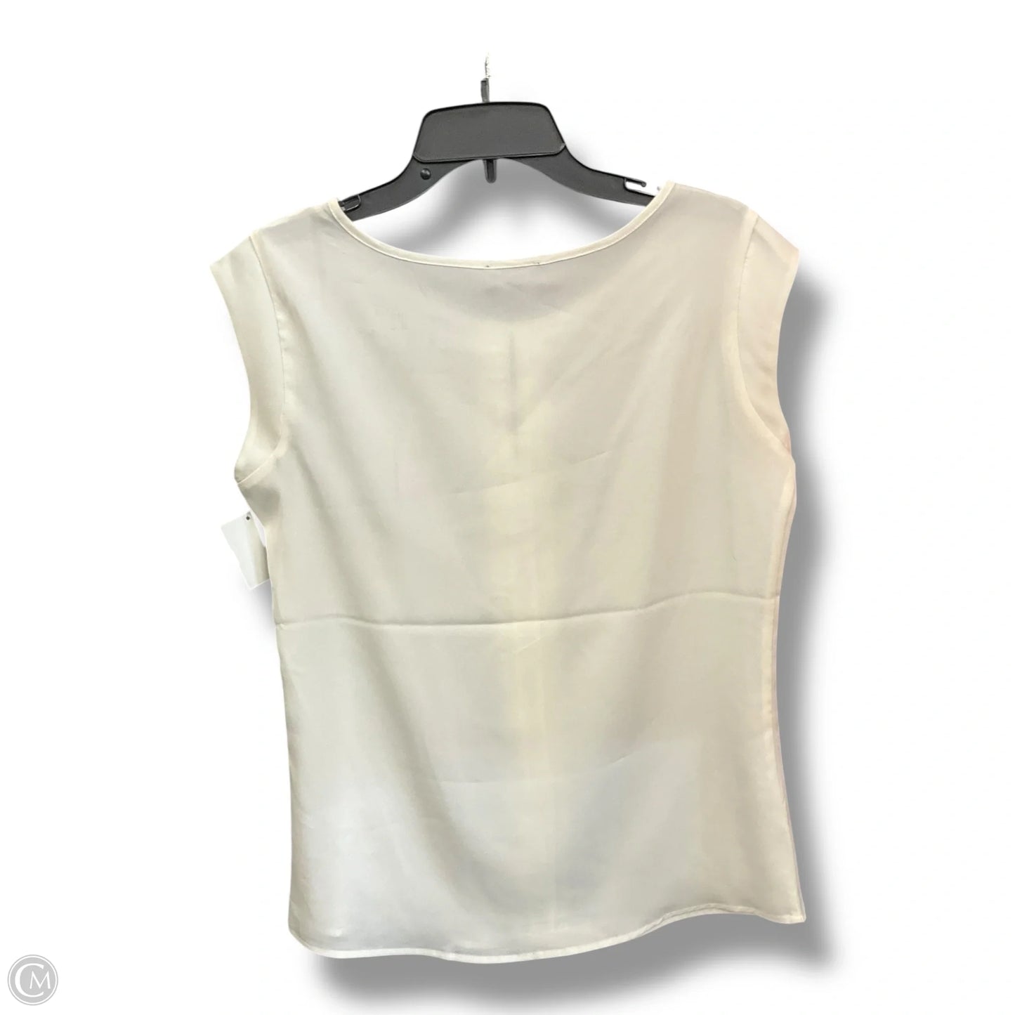 Top Sleeveless By Limited In Ivory, Size: S