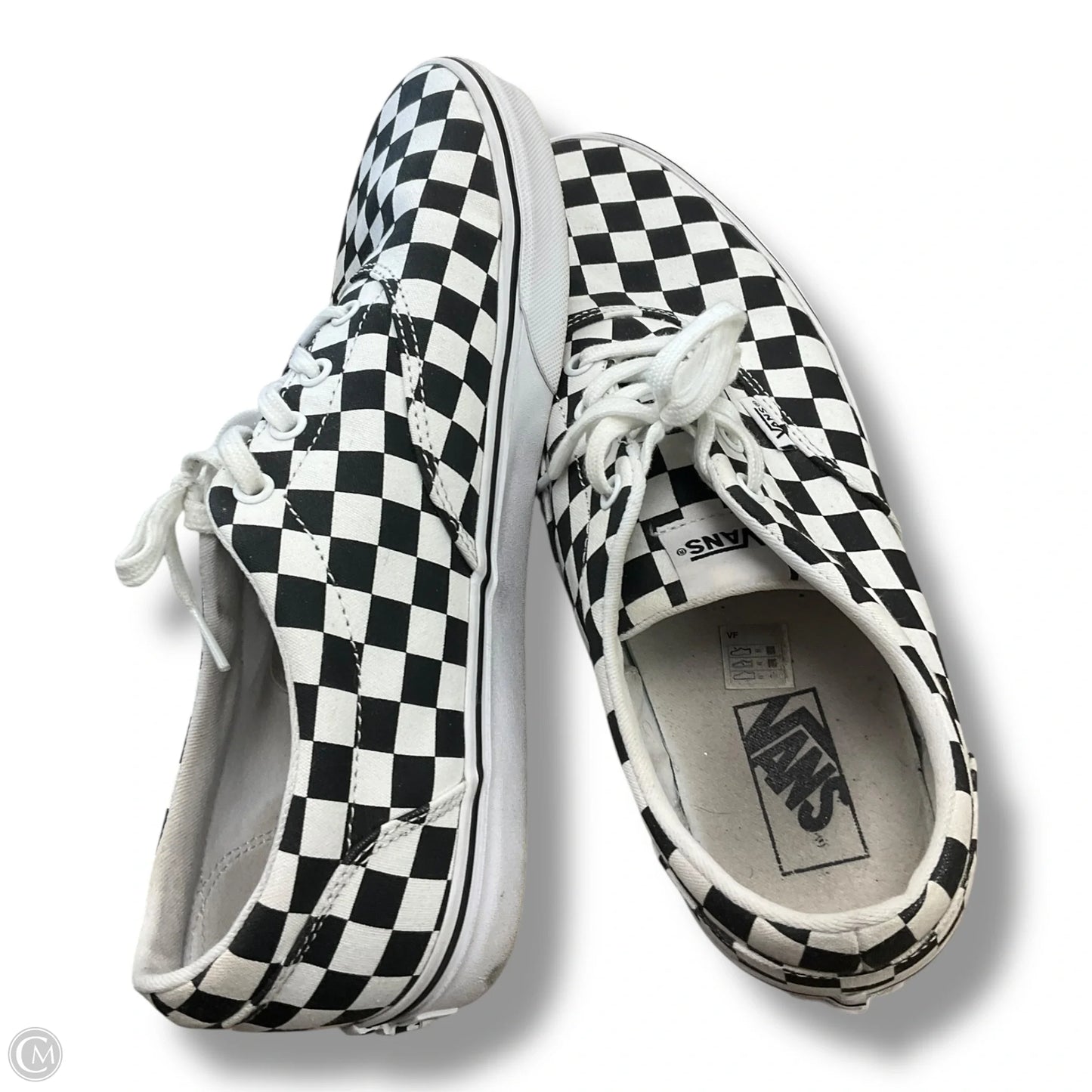 Shoes Sneakers By Vans In Black & White, Size: 11
